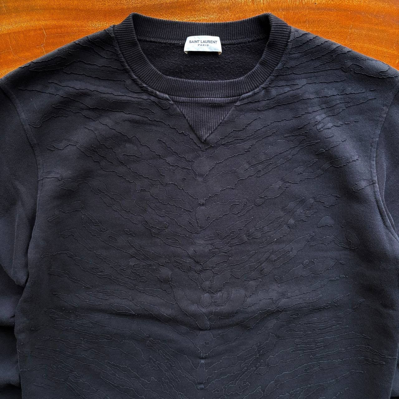 Saint Laurent Paris Saint Laurent Paris SS2014 Savage Zebra Black Sweatshirt Size US M / EU 48-50 / 2 - 3 Thumbnail