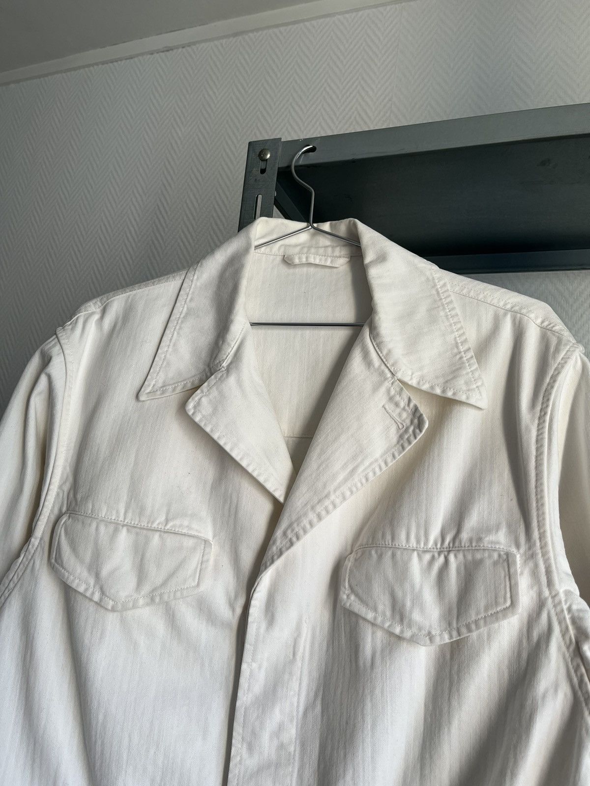 Maison Margiela SS2003 Herring Bone Saharian Jacket Size US XL / EU 56 / 4 - 2 Thumbnail