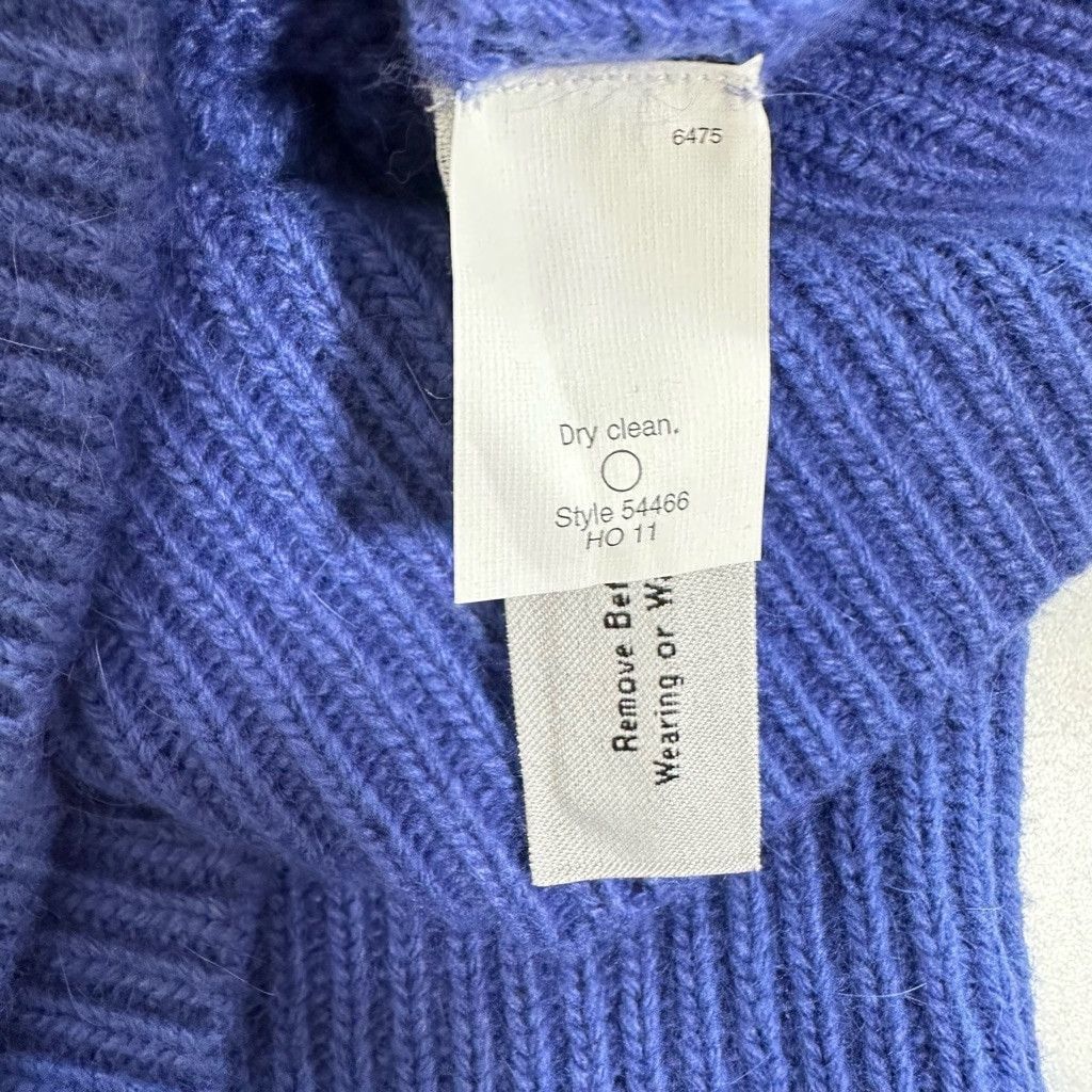 J.Crew J. Crew Cable Knit Wool Crewneck Pullover Sweater in Blue XL Size XL / US 12-14 / IT 48-50 - 12 Thumbnail