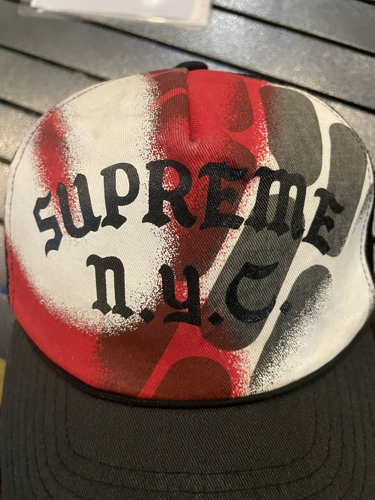 Supreme supreme rammellzee hand painted trucker hat Size ONE SIZE - 5 Thumbnail