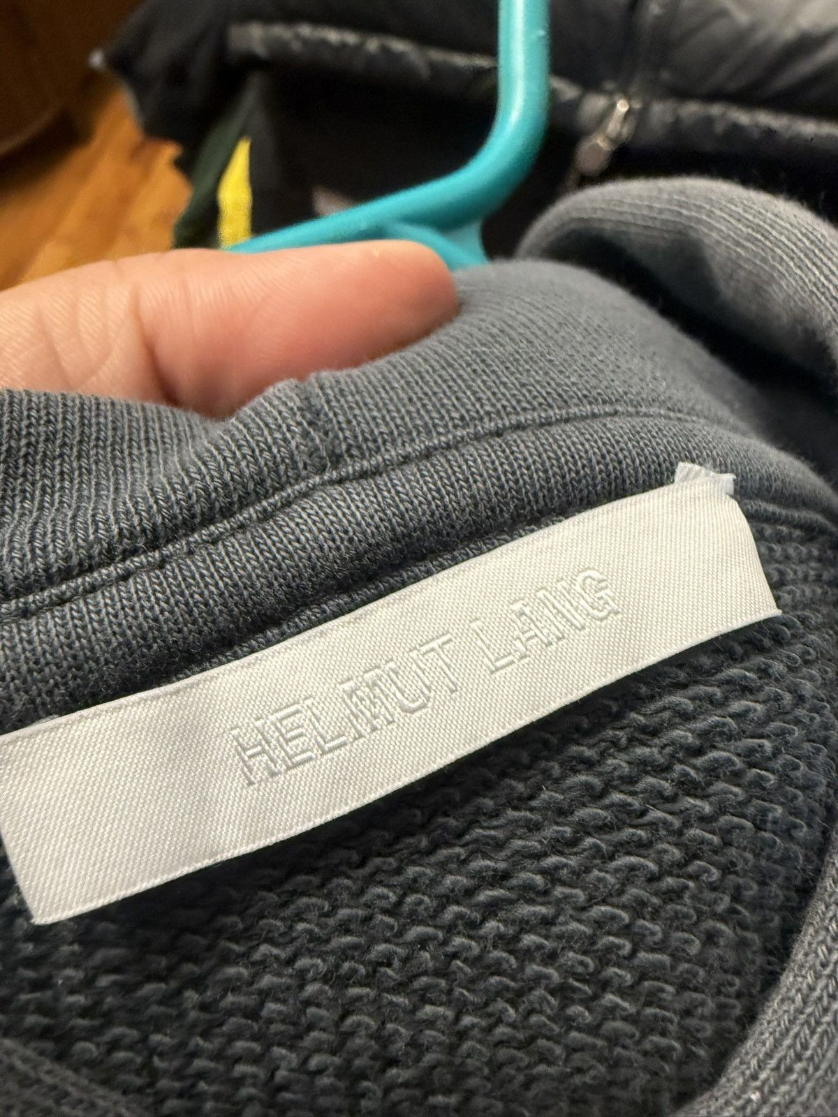 Helmut Lang Helmut Lang Lazer Studio Hoodie Size Medium Grey Size US M / EU 48-50 / 2 - 5 Thumbnail