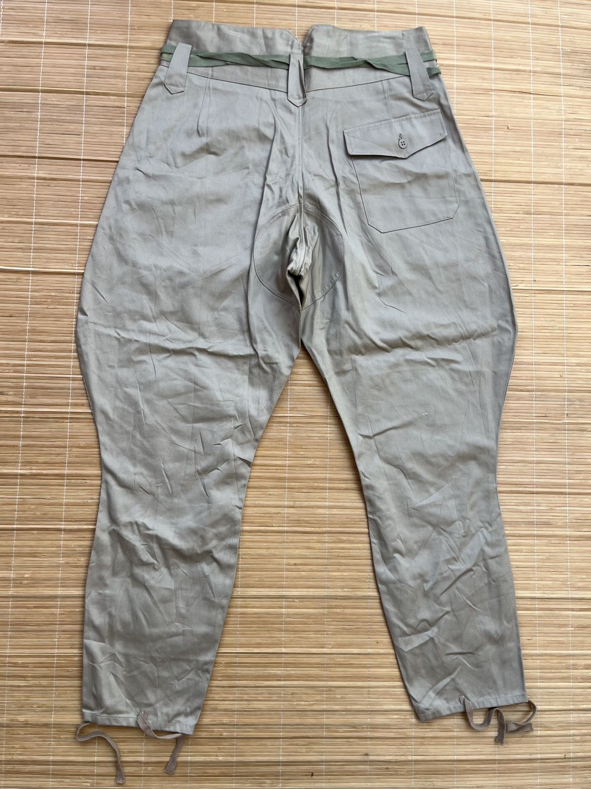 Vintage Vtg 60s Japanese work pants inspired IJA 40s riding pants Size US 35 - 2 Thumbnail