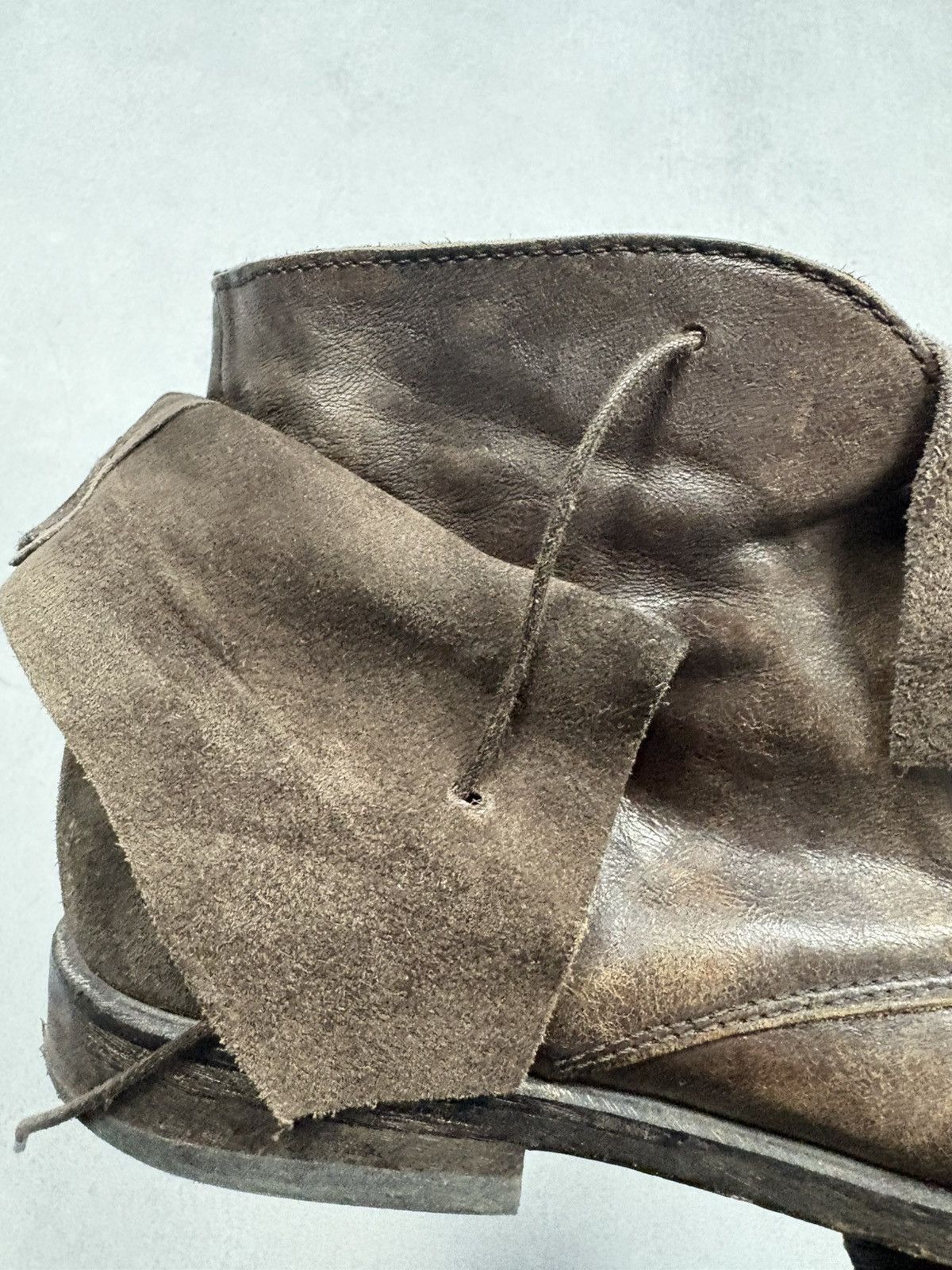 MoMA MOMA Brown Distressed Leather Ankle Boots Italy Japanese 41 Size US 8 / EU 41 - 11 Thumbnail