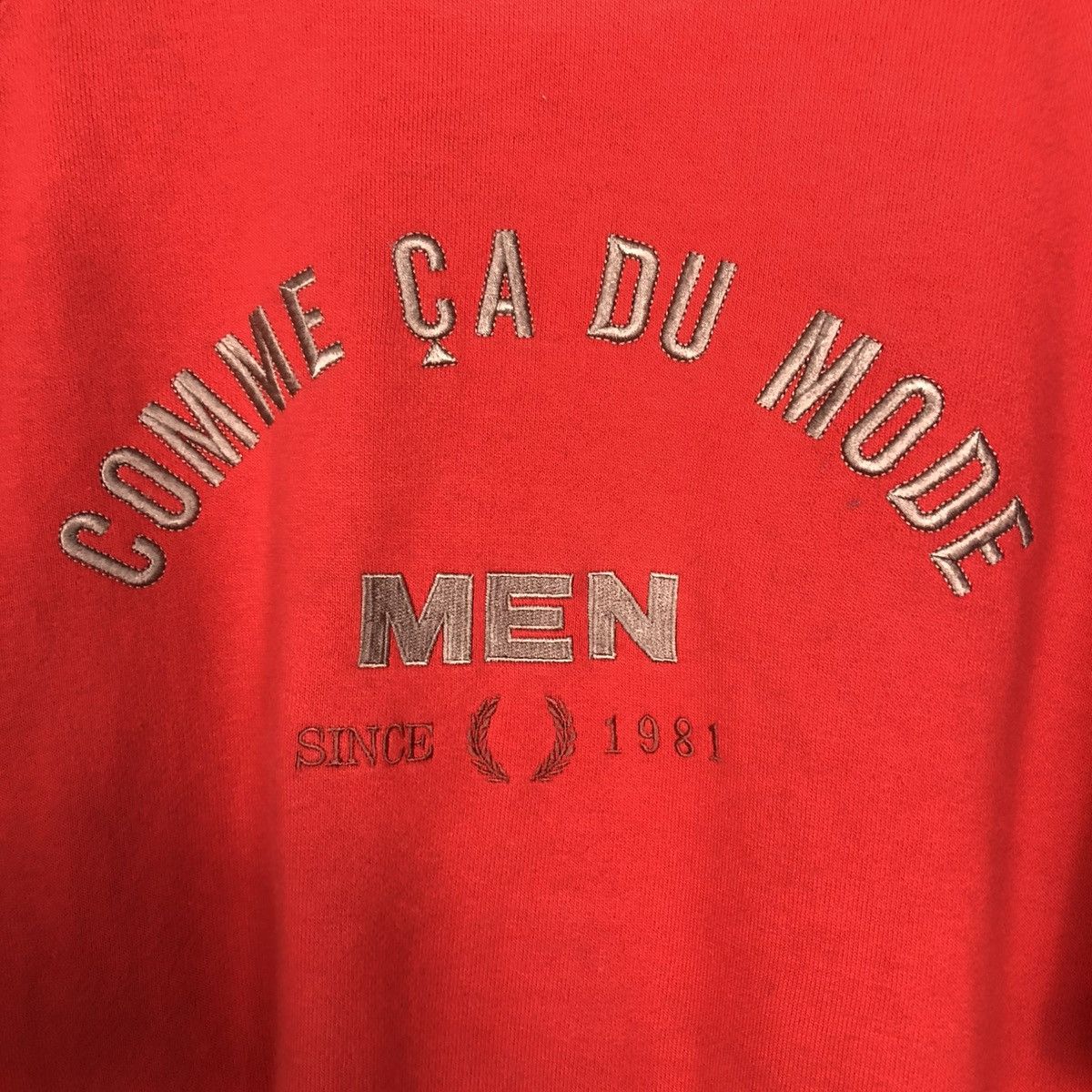 Japanese Brand 🔥VINTAGE SWEATSHIRT COMME CA DU MODE BIG LOGO ISSEY MIYAKE Size US M / EU 48-50 / 2 - 13 Thumbnail