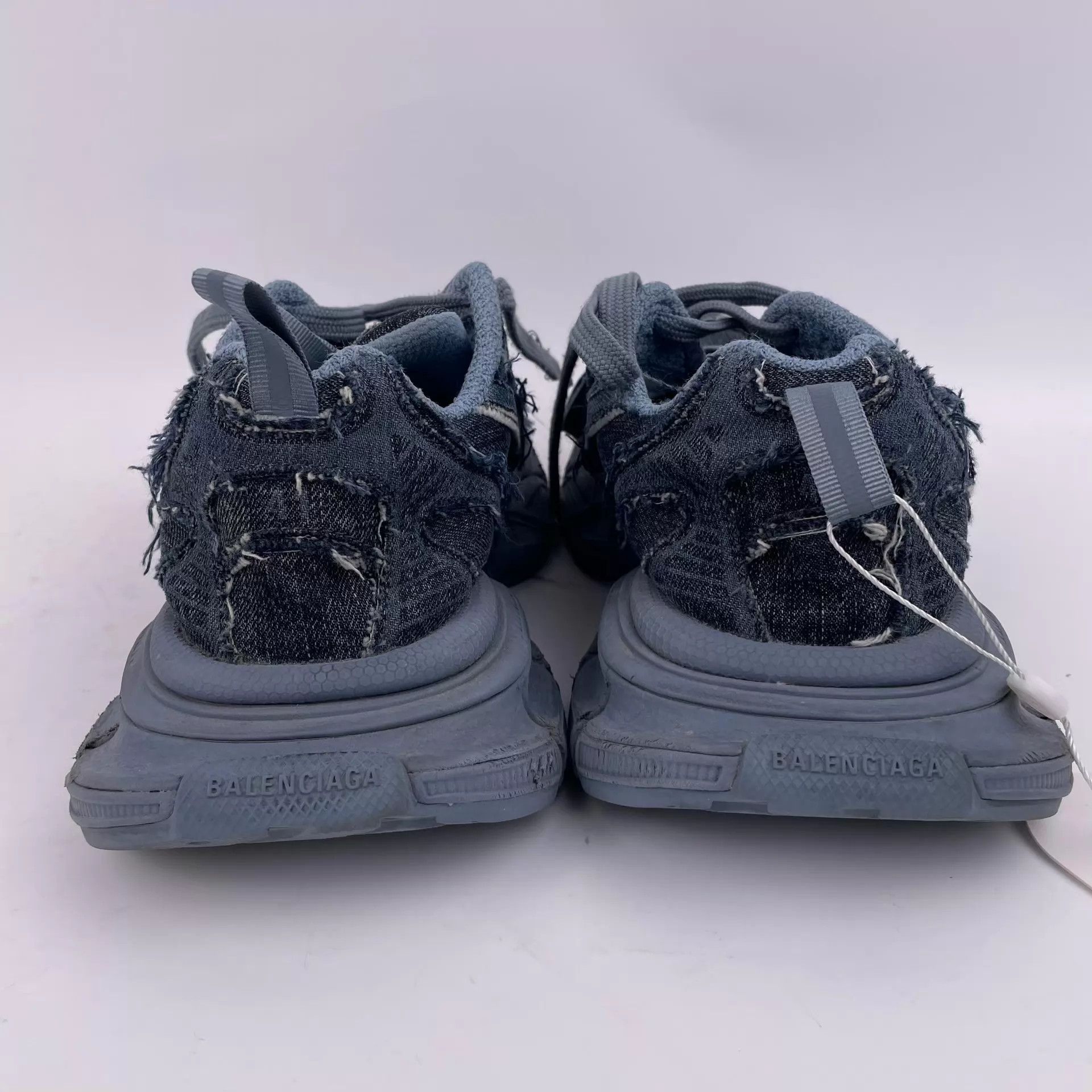 Balenciaga Balenciaga Denim Dad Shoe Blue 41 260510ZXXBY01 Size US 8 / EU 41 - 4 Thumbnail