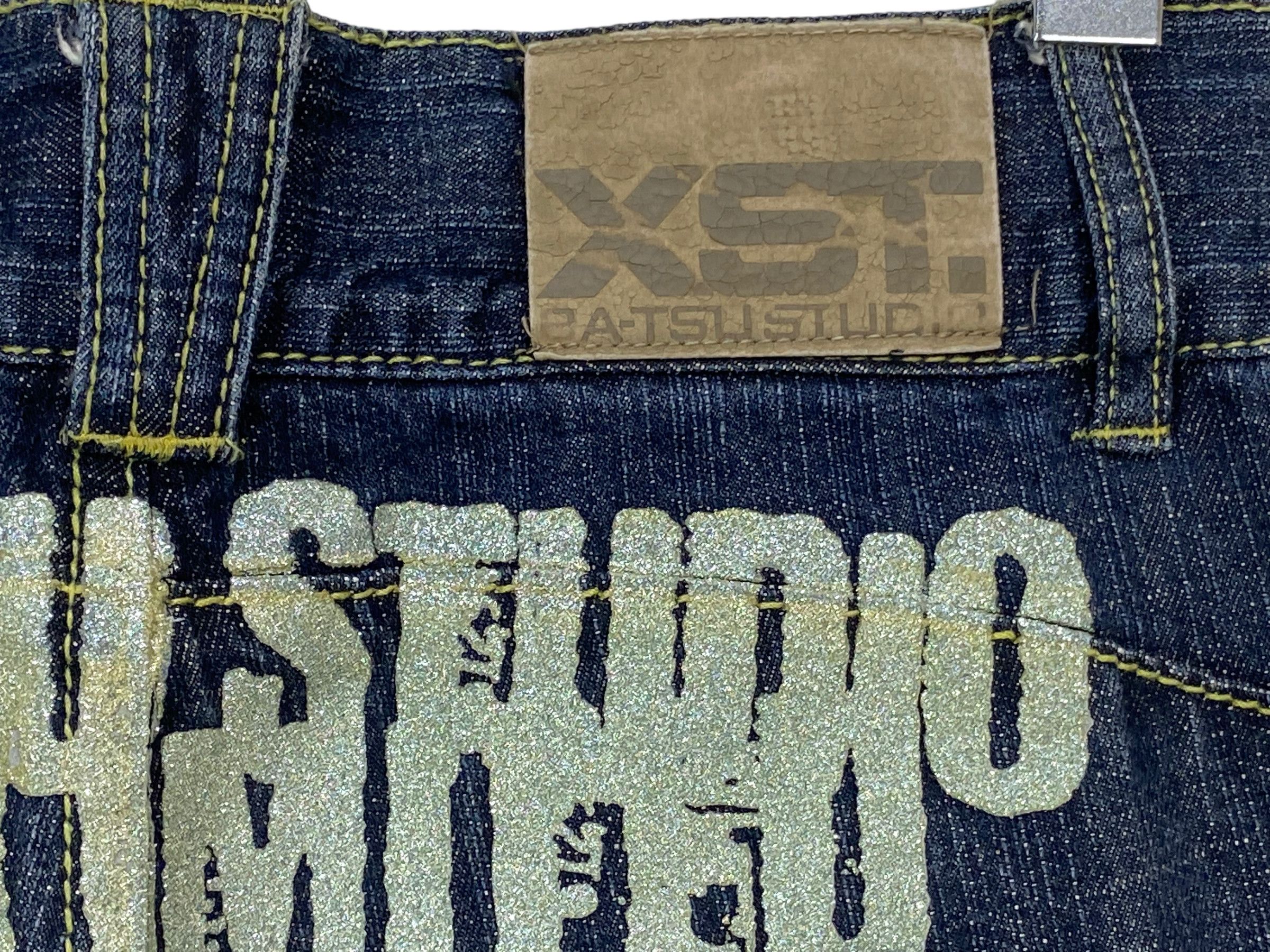 Japanese Brand Batsu Jeans Japanese Jeans Spellout Print Jeans Size US 28 / EU 44 - 10 Thumbnail