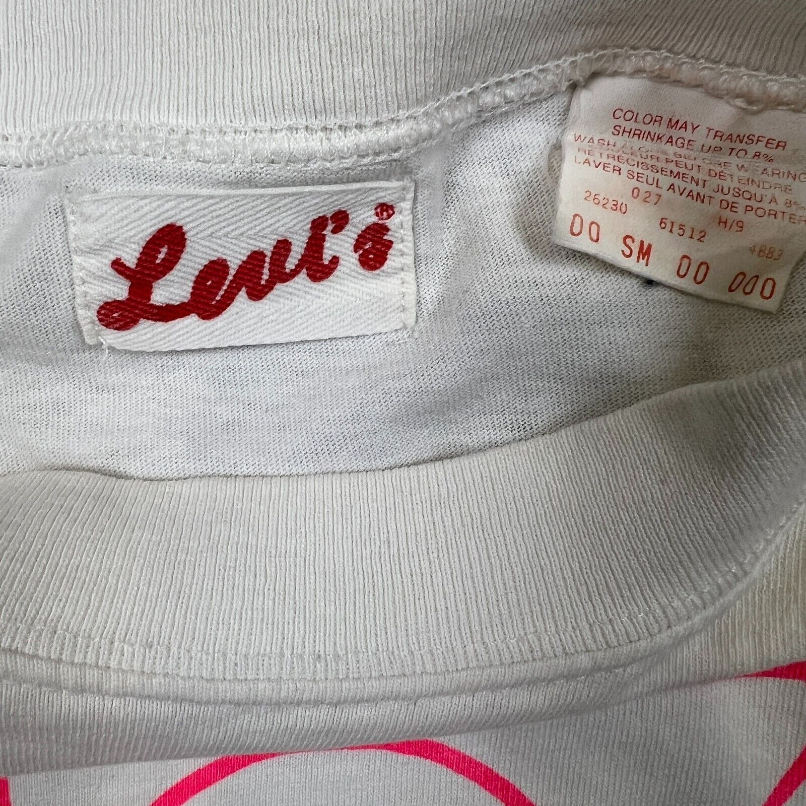 Levi's × Vintage Vintage 90s Levi's Small 501 Living Legend Spell Out Tee Size US S / EU 44-46 / 1 - 8 Thumbnail