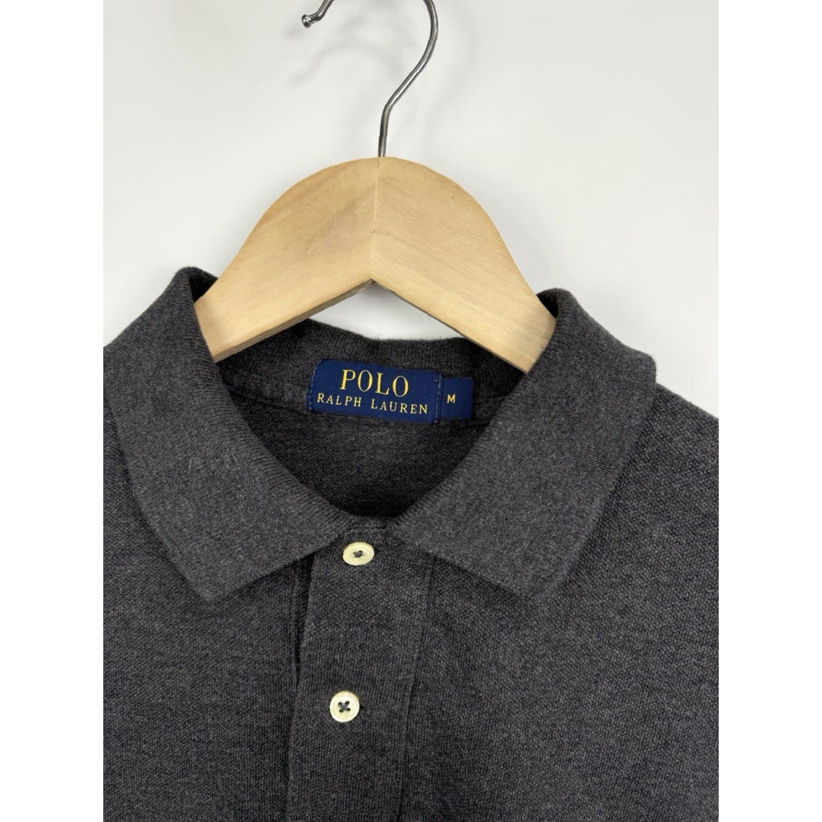 Ralph Lauren VINTAGE Polo Ralph Lauren Polo T-Shirt Retro Rare Hype M Gray Mens Polo Shirt Size US M / EU 48-50 / 2 - 6 Thumbnail