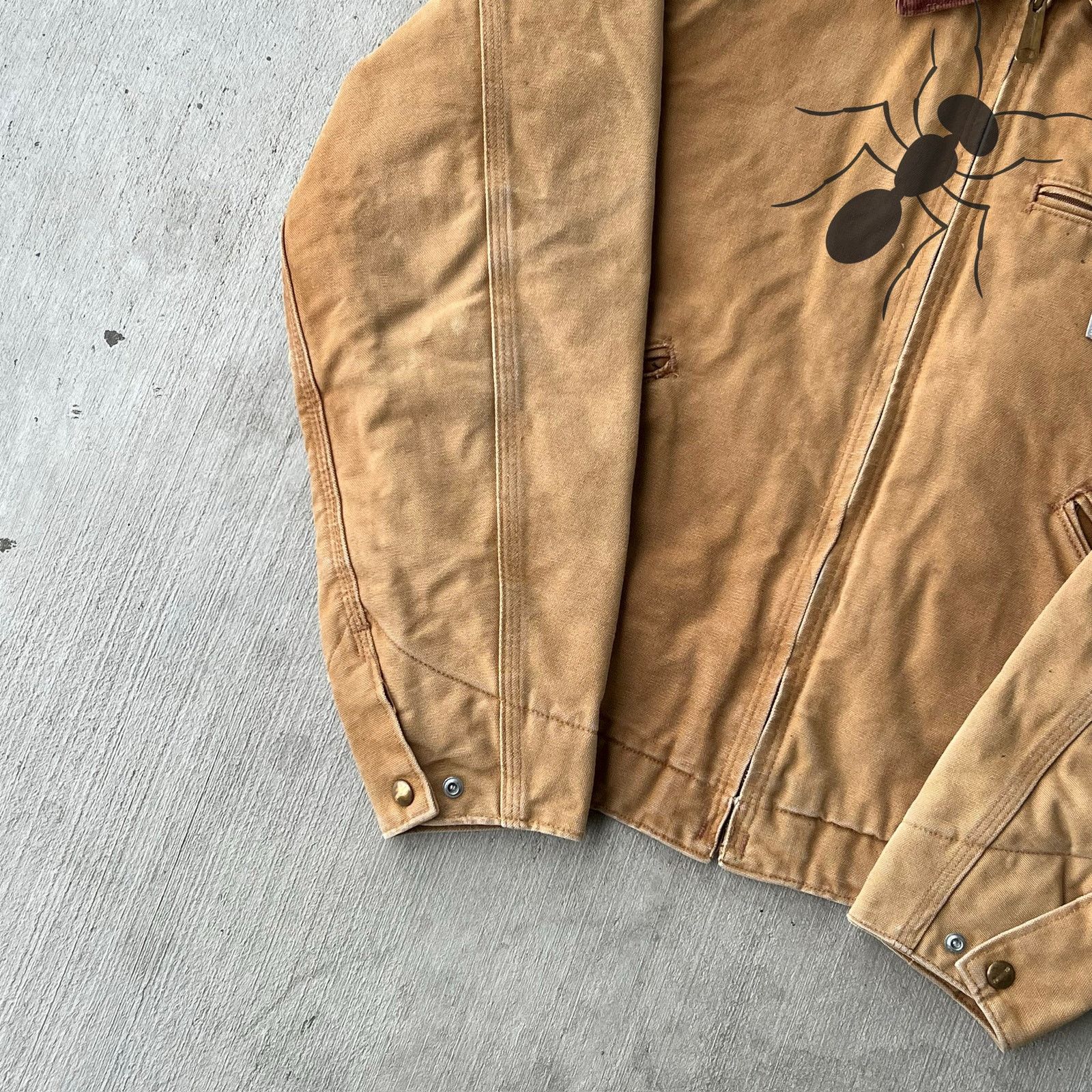 Carhartt × Vintage Carhartt J01 BRN brown detroit work wear jacket Size US S / EU 44-46 / 1 - 10 Thumbnail