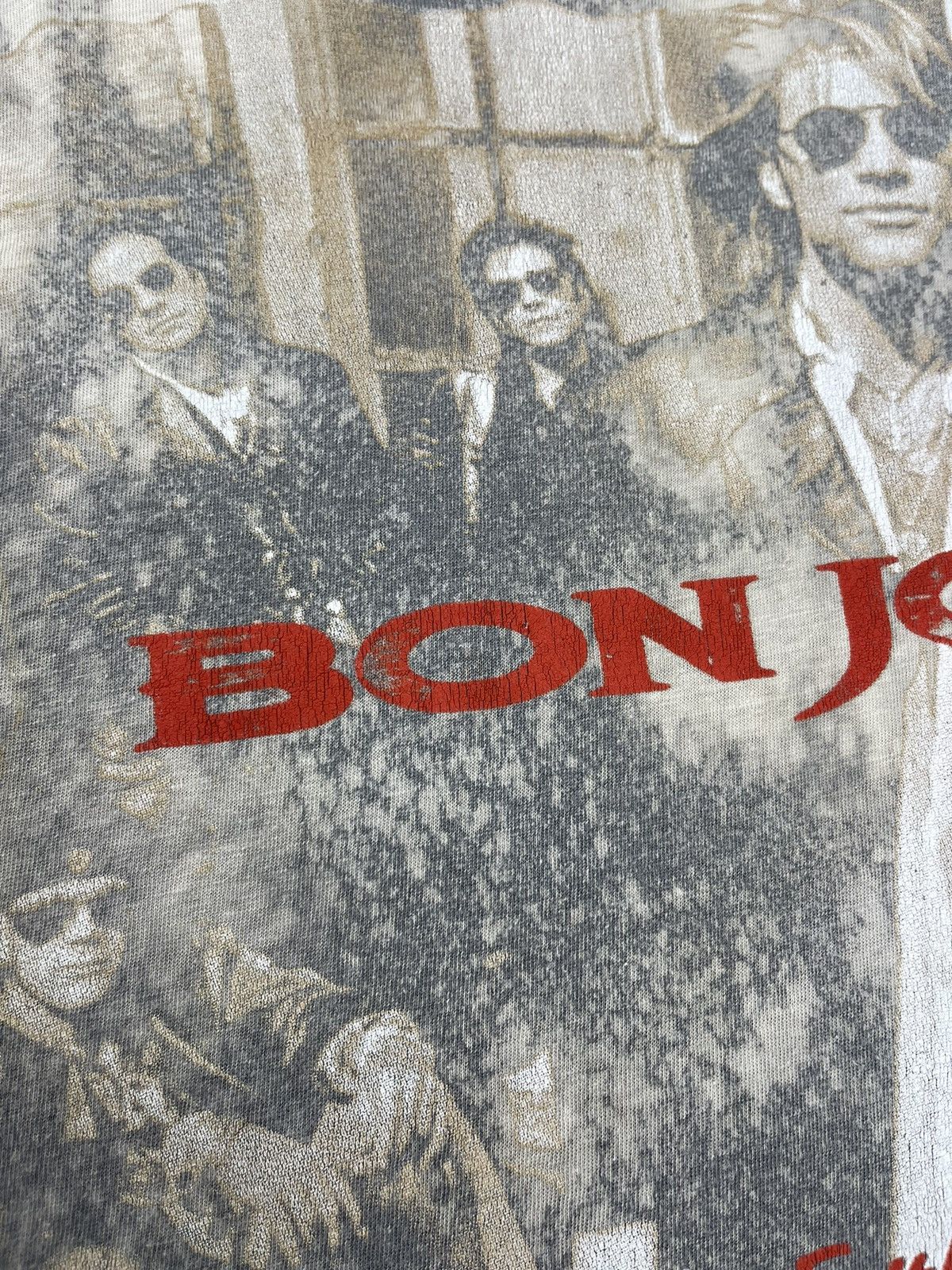 Vintage Vintage Bon Jovi Keep The Faith Tour 93 T-Shirt Size XXL Size US XXL / EU 58 / 5 - 5 Thumbnail