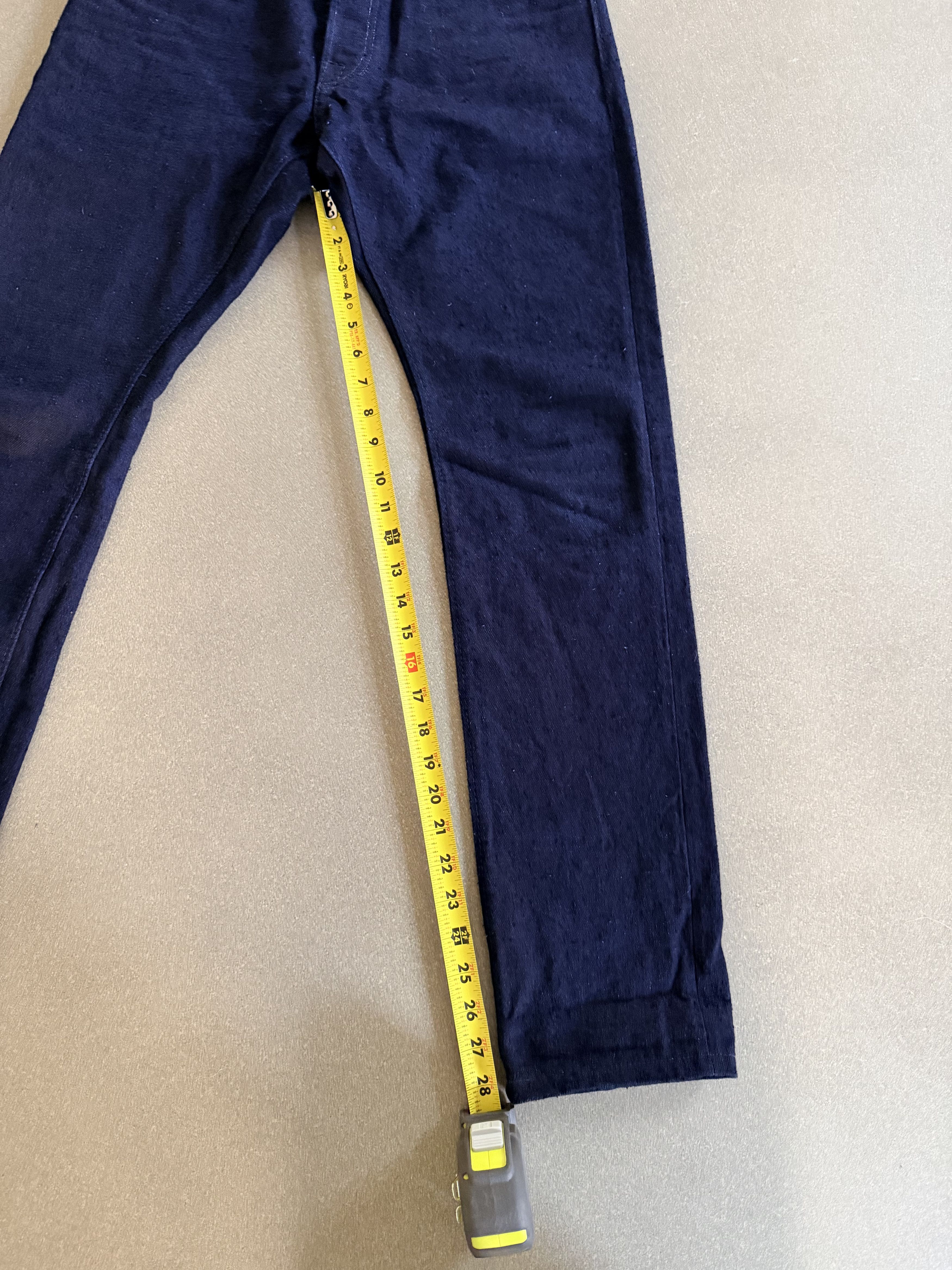 Pure Blue Japan Pure Blue Japan XX-019 Dark Indigo Selvedge Jeans Size US 31 - 9 Thumbnail