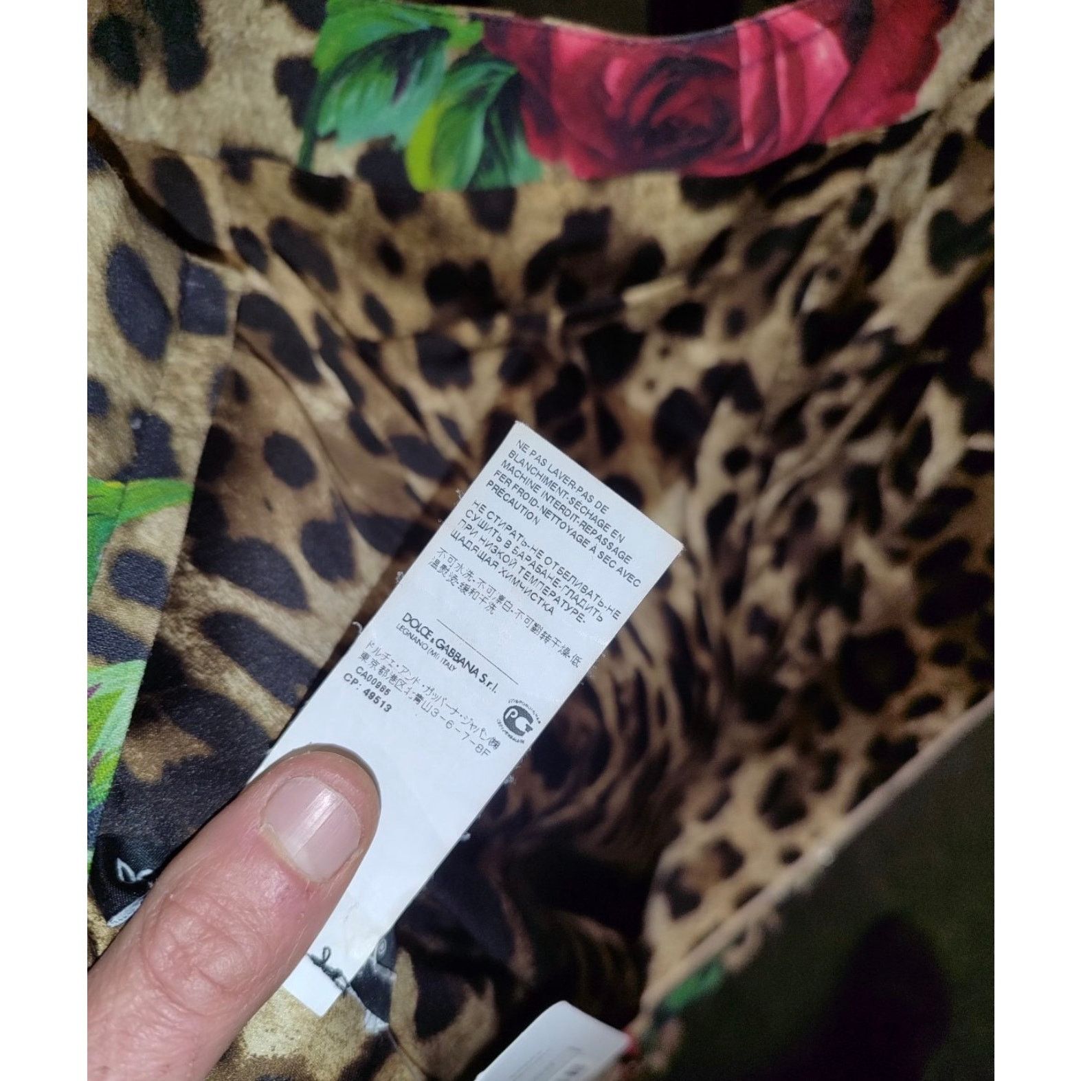 Dolce & Gabbana Dolce & Gabbana Floral Print Fitted Dress - Size IT44/L Size M / US 6-8 / IT 42-44 - 6 Thumbnail