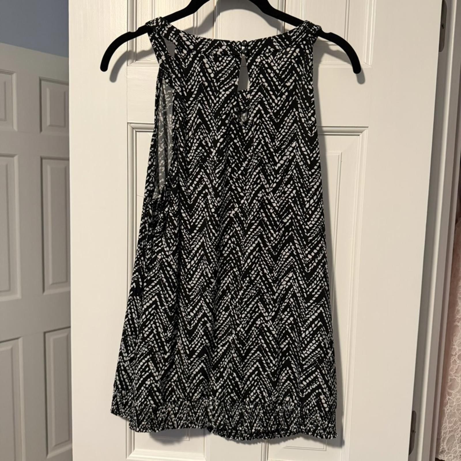 Other White House Black Market Patterned Sleeveless Top Size Large Size L / US 10 / IT 46 - 6 Thumbnail
