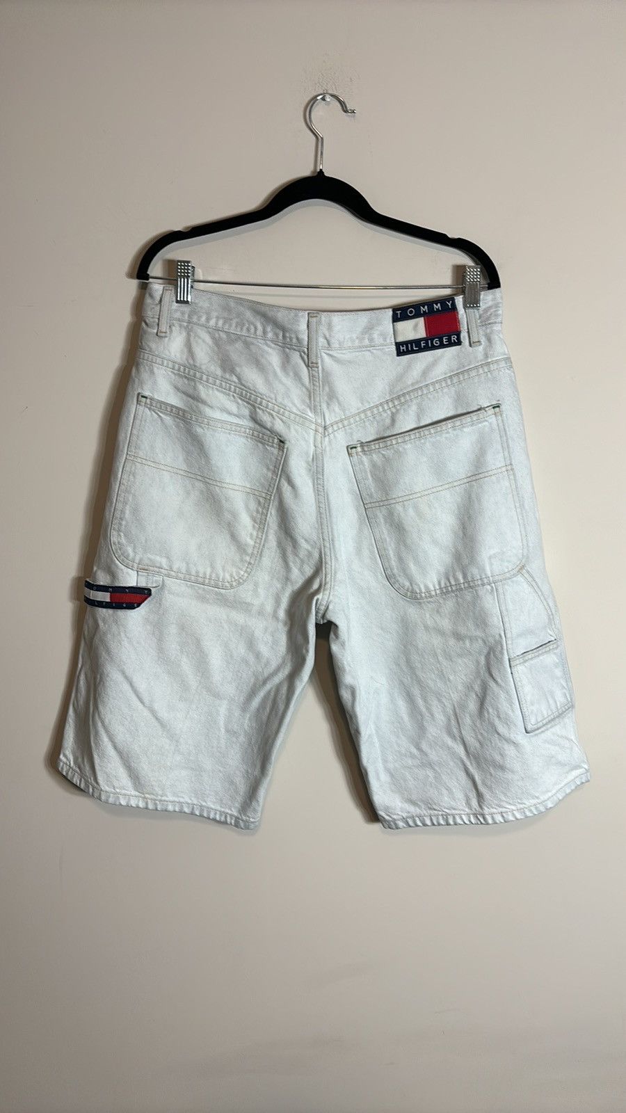 Tommy Hilfiger × Vintage Vintage Tommy Hilfiger Shorts Size US 34 / EU 50 - 4 Thumbnail