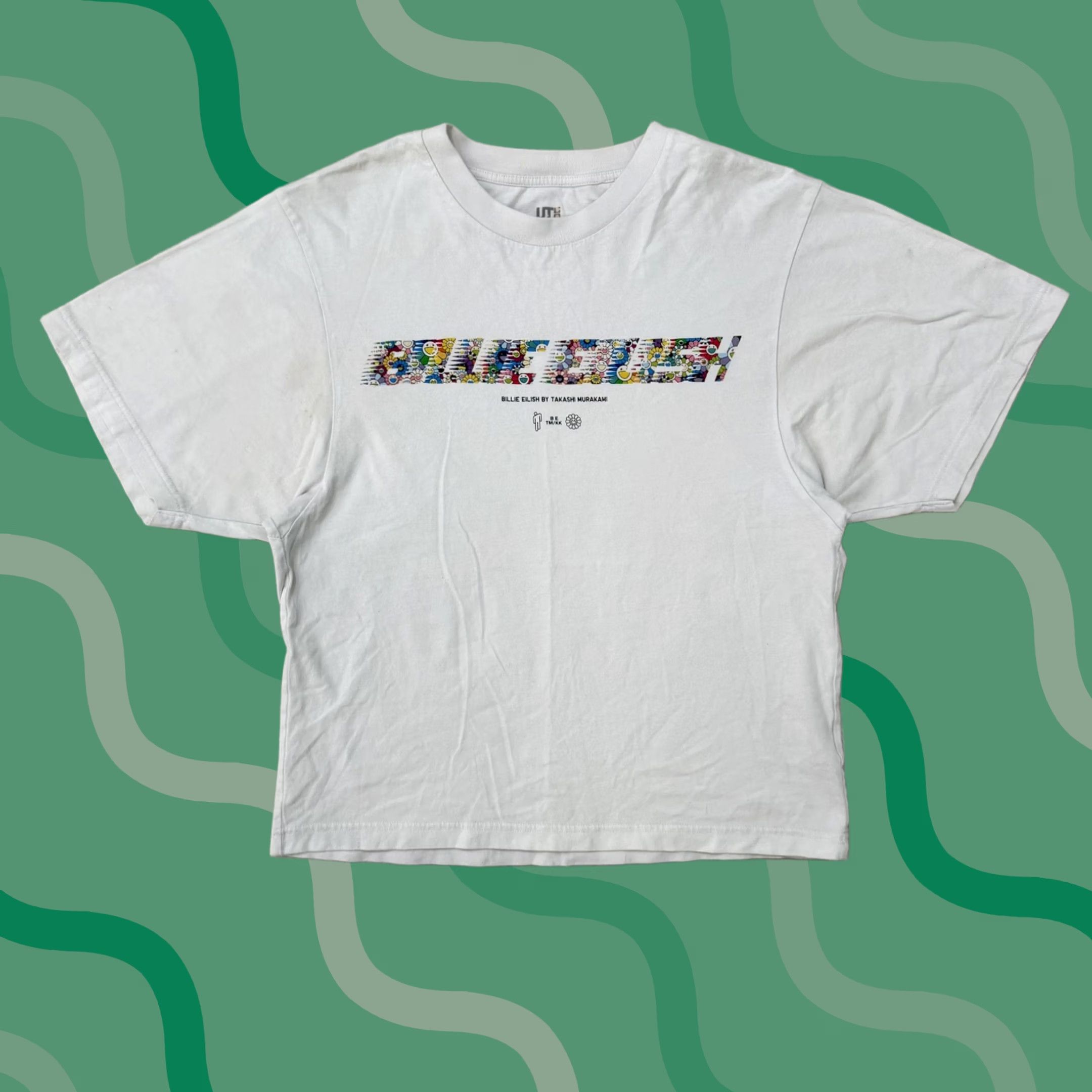 Uniqlo Billie Eilish Uniqlo Shirt Womens M White Murakami Graphic T-Shirt Tee Size M / US 6-8 / IT 42-44 - 1 Thumbnail