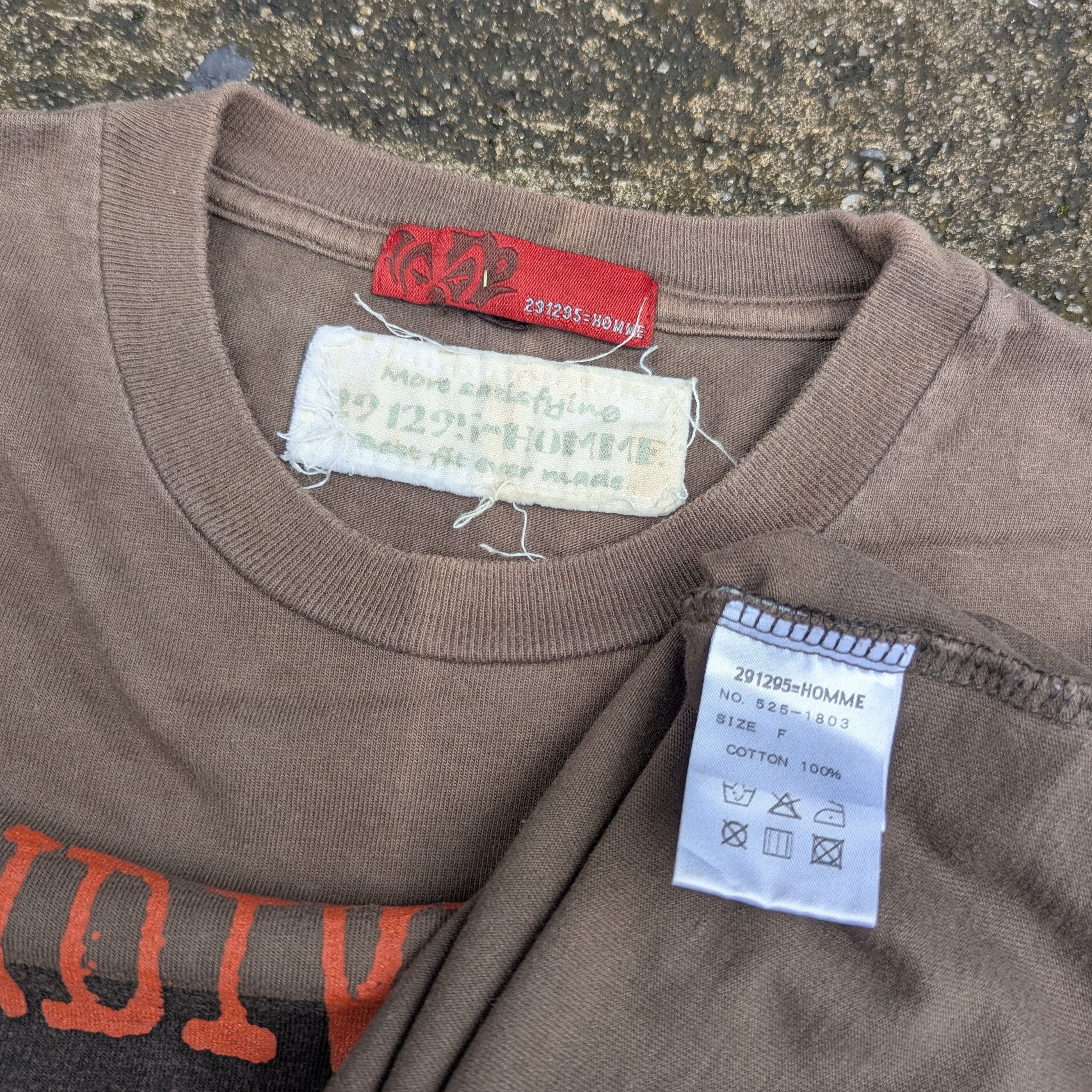 291295=Homme 1990s 291295=Homme individual hip soldier tee Size US M / EU 48-50 / 2 - 4 Thumbnail