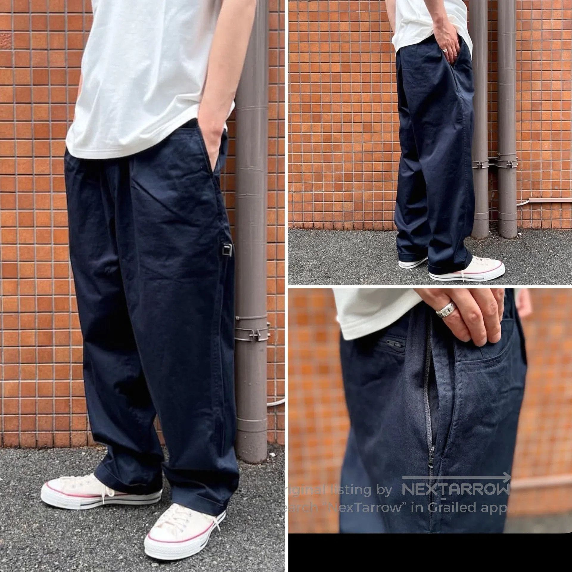 Other Brochure 1P Chino Pants L Navy. Size US 32 / EU 48 - 2 Thumbnail