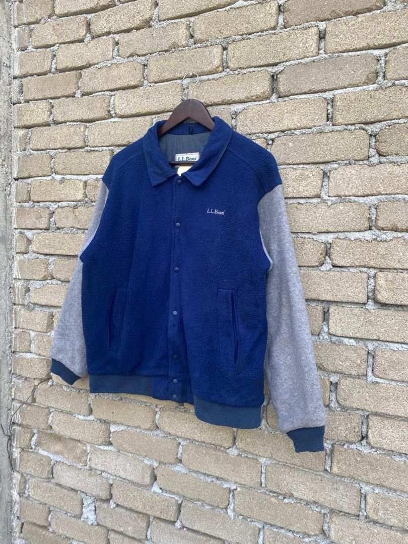 L.L. Bean Vintage LL Bean Fleece Jacket Snap Button Size US L / EU 52-54 / 3 - 4 Thumbnail