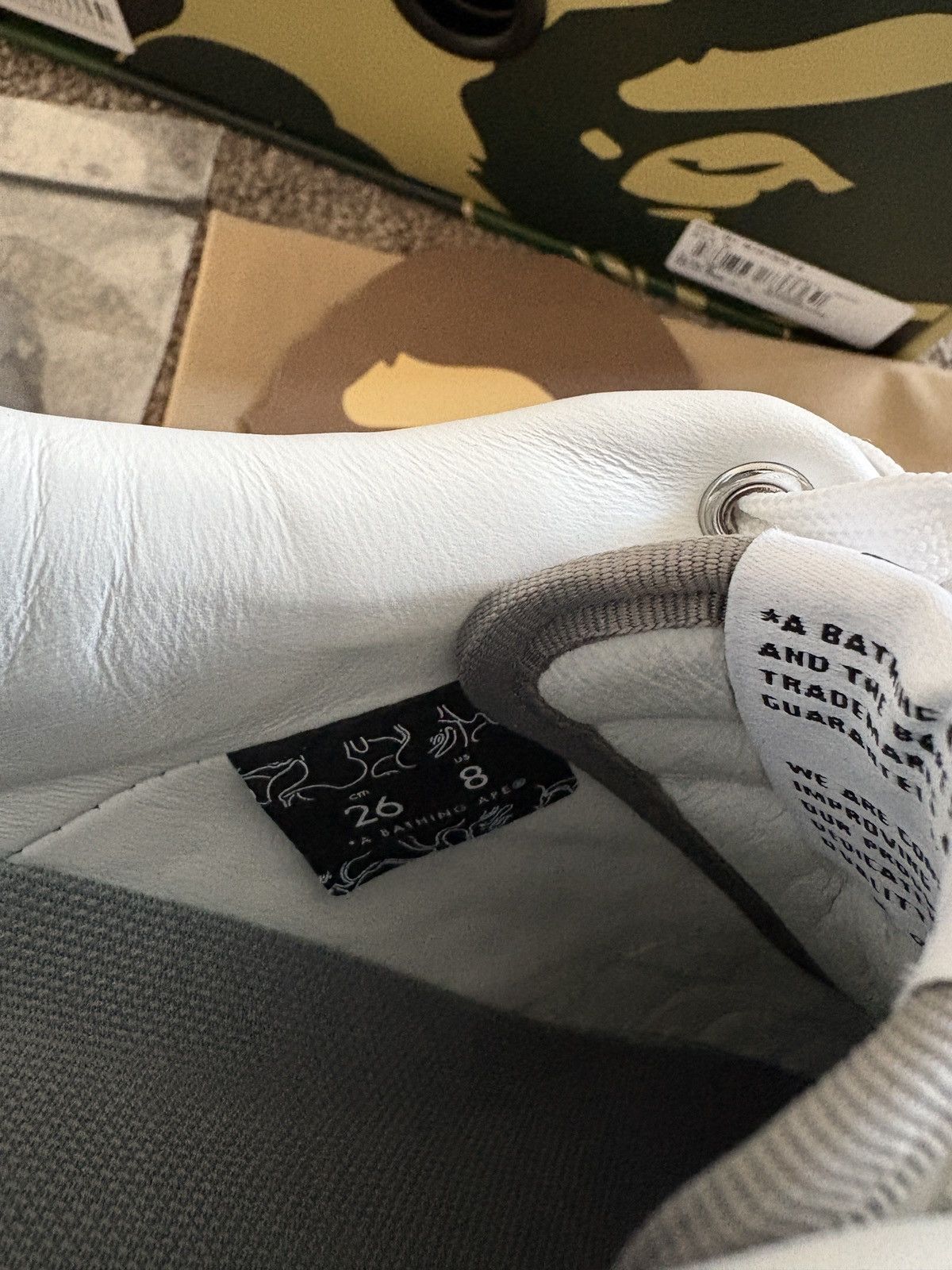 Bape Brand new A Bathing Ape Bape Sta #5 M2 metallic silver us8 Size US 8 / EU 41 - 10 Thumbnail