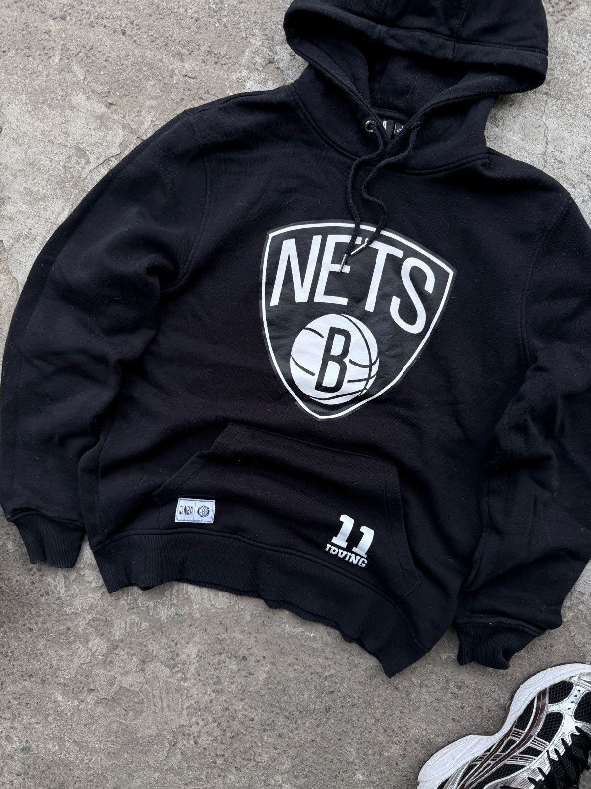 Primark NBA PRIMARK Y2K BROOKLYN NETS PULLOVER HYPE BAGGY HOODIE Size US L / EU 52-54 / 3 - 2 Thumbnail