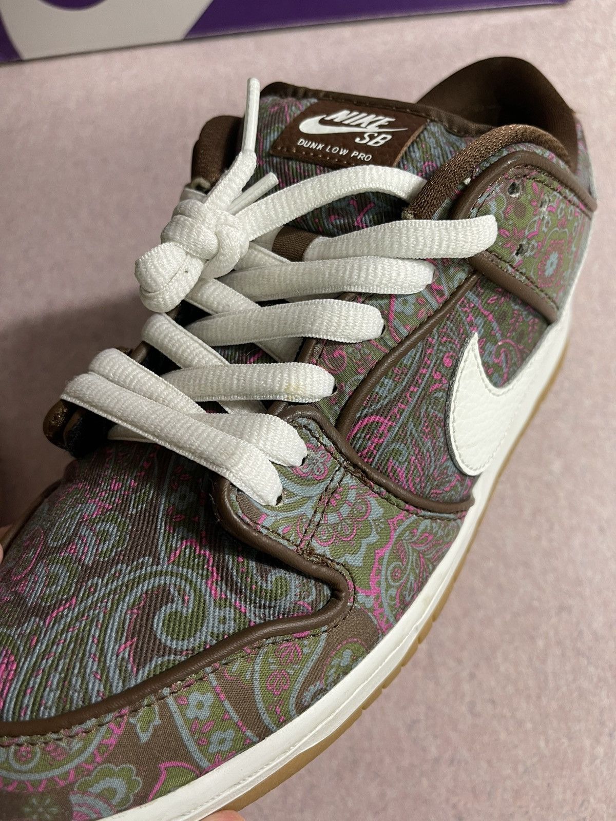 Nike × Nike SB Nike SB Dunk Low Pro Paisley Size US 9.5 / EU 42-43 - 14 Thumbnail