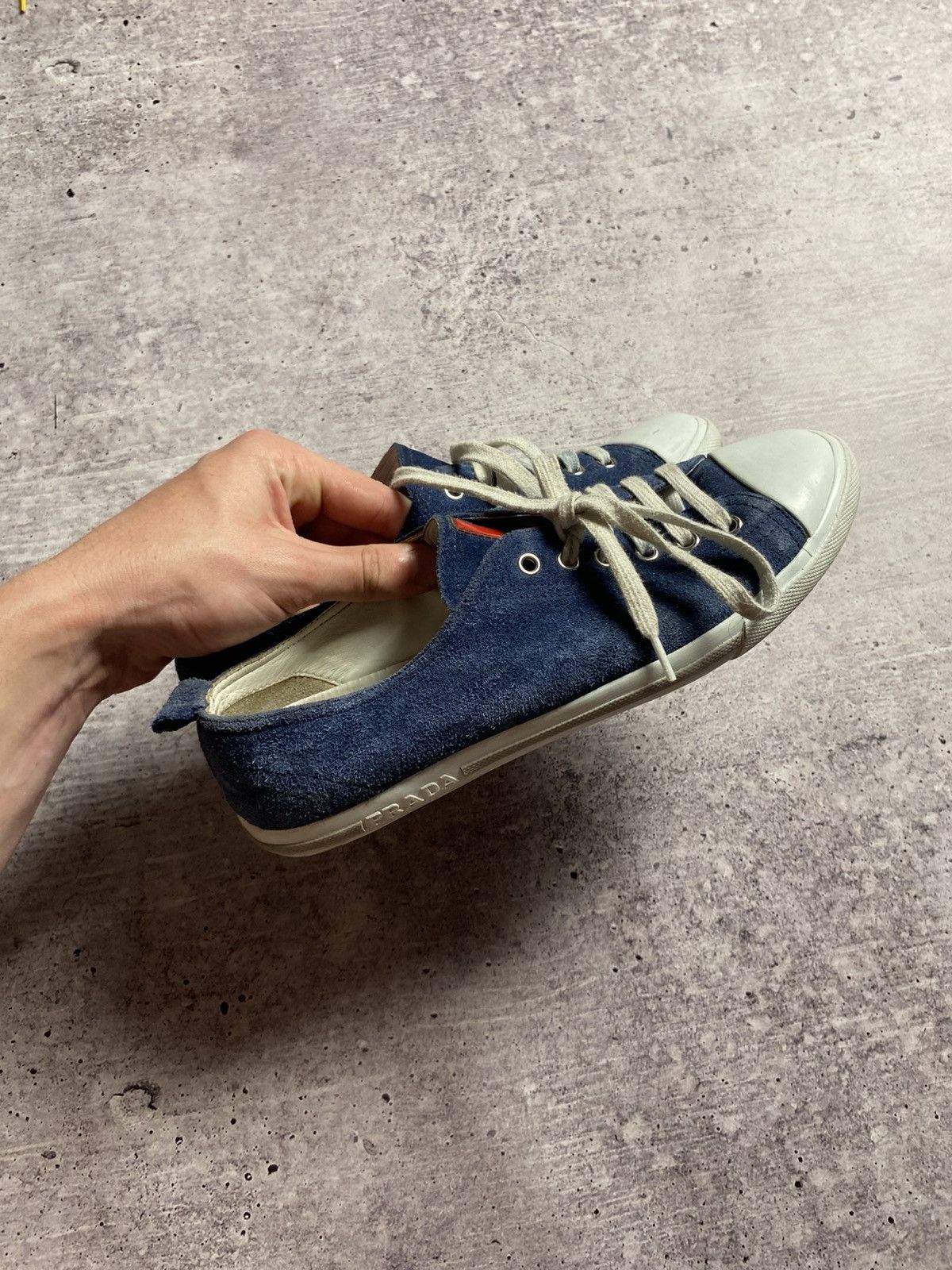 Prada Vintage Prada Red Tab Sneakers Size US 6.5 / EU 39-40 - 10 Thumbnail