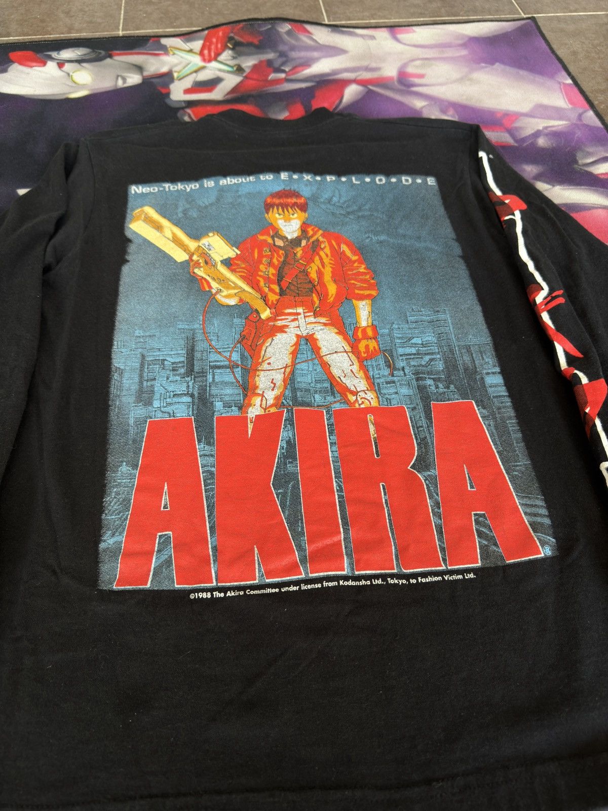 Anime Vintage Anime Akira copyright 1988 long sleeve T-shirt Size US M / EU 48-50 / 2 - 9 Thumbnail