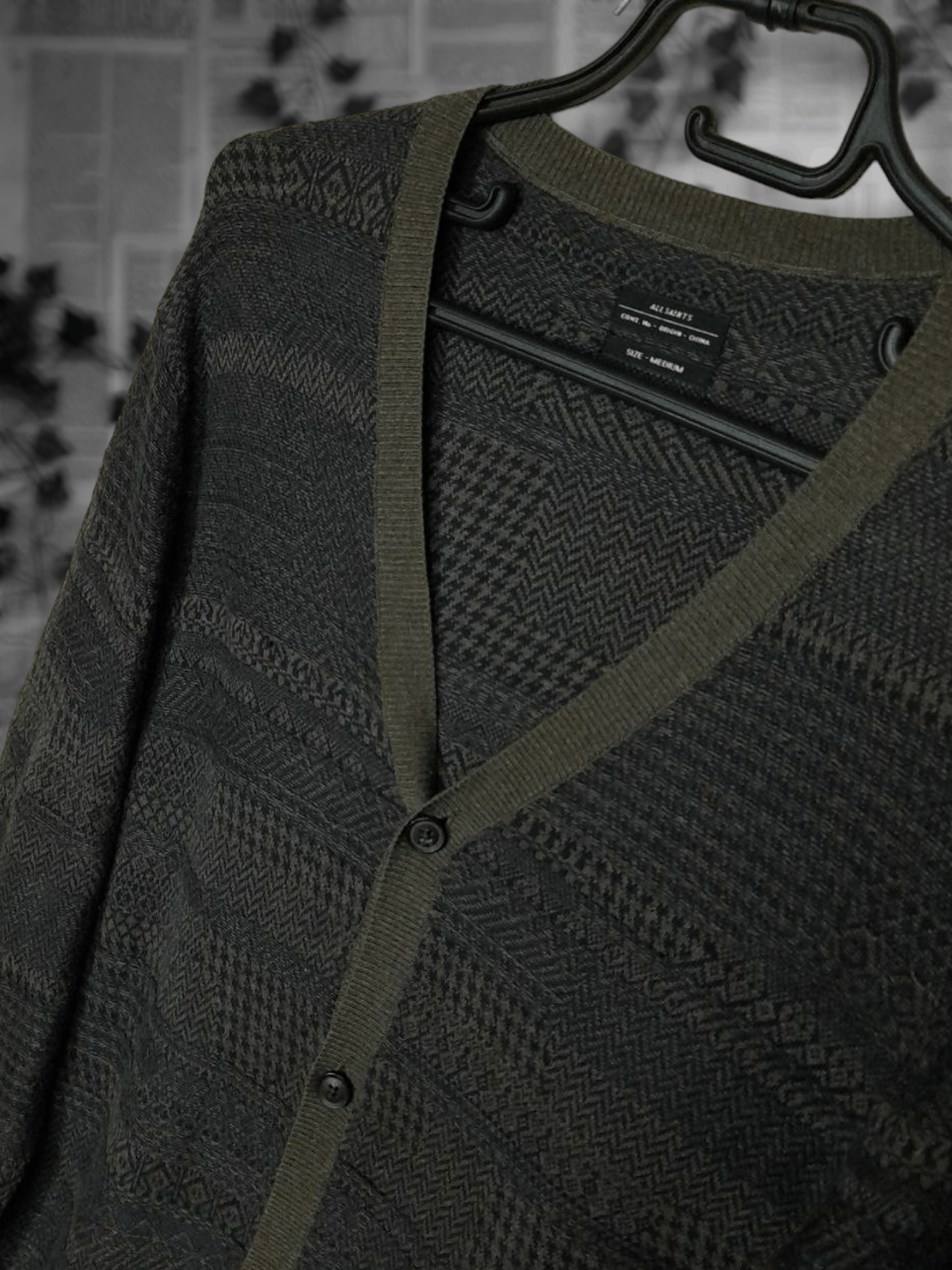 Allsaints Allsaints japanese kurt cobain luxury wool cardigan jacket Size US M / EU 48-50 / 2 - 3 Thumbnail