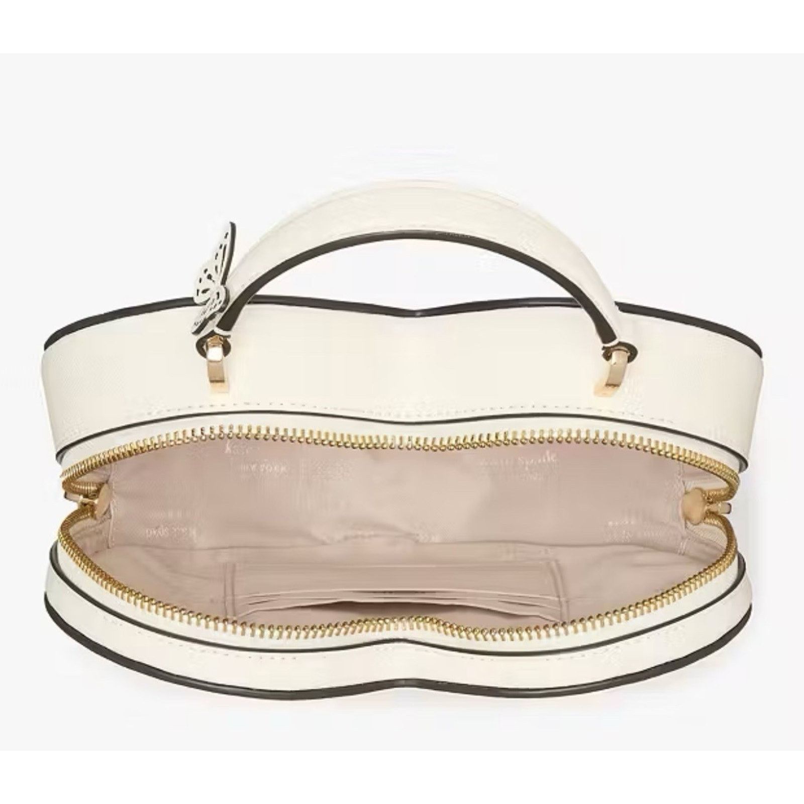 Kate Spade NWT $479 Kate Spade Leather Perforated Heart Crossbody Purse Size ONE SIZE - 3 Thumbnail