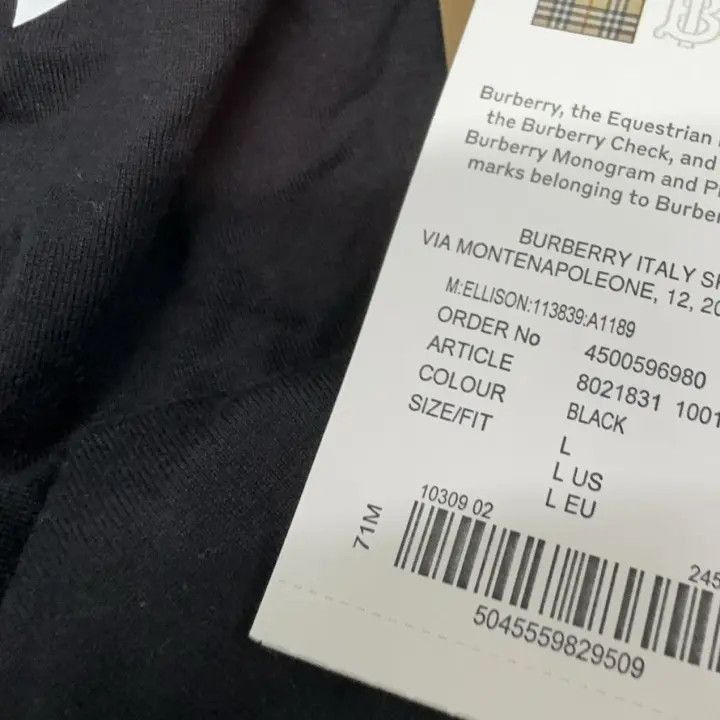 Other Burberry Burberry Logo Graphic Cotton T-shirt for Men-2507 Size US L / EU 52-54 / 3 - 4 Thumbnail