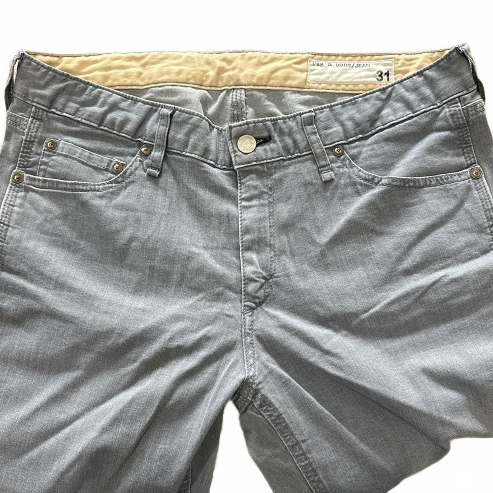 Rag & Bone Rag & Bone Gray Slim Jeans 31x28 Size US 31 - 1 Thumbnail
