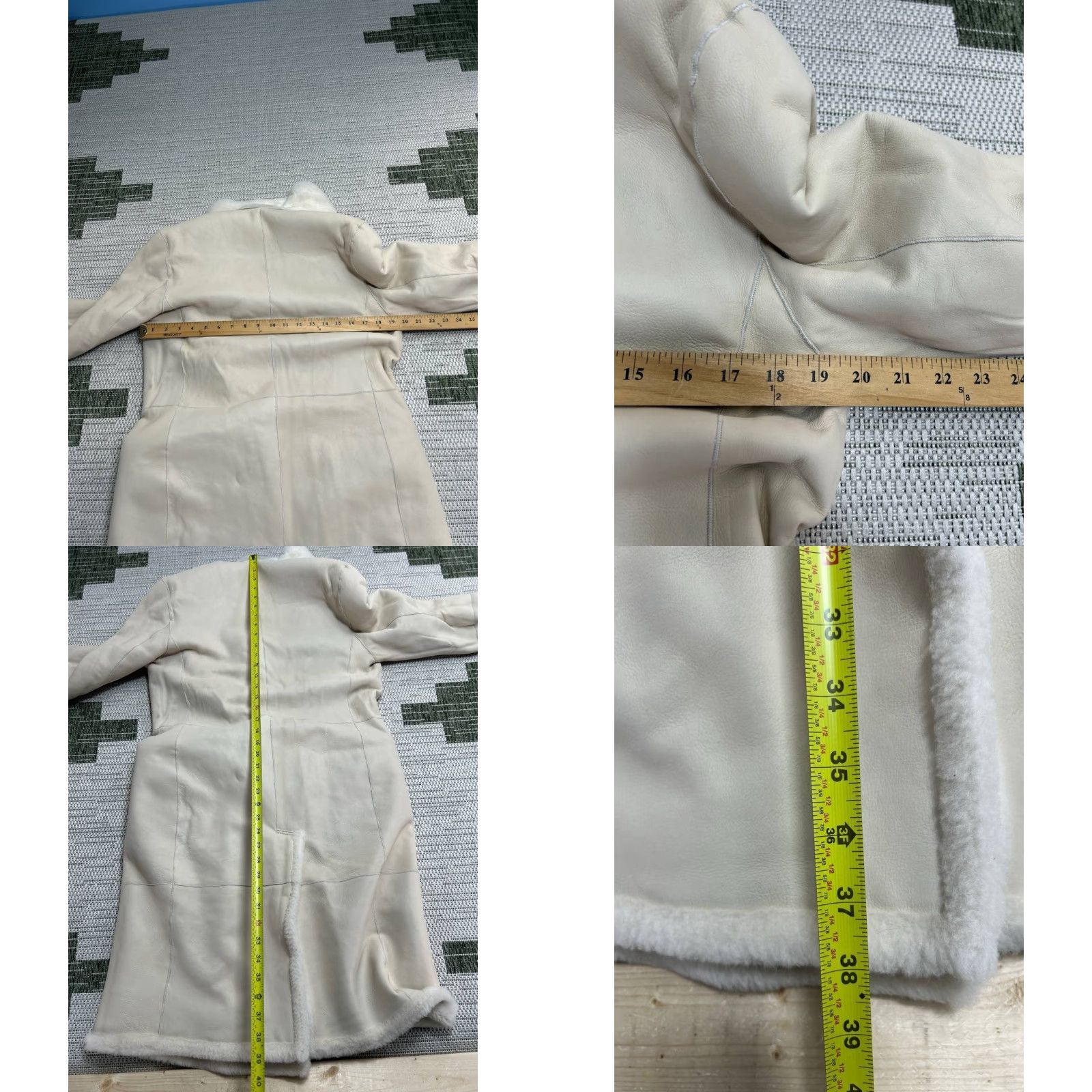 Brunello Cucinelli Brunello Cucinelli Reversible Shearling Coat Womens Beige Long Coat Regular Size One Size Size ONE SIZE - 10 Thumbnail