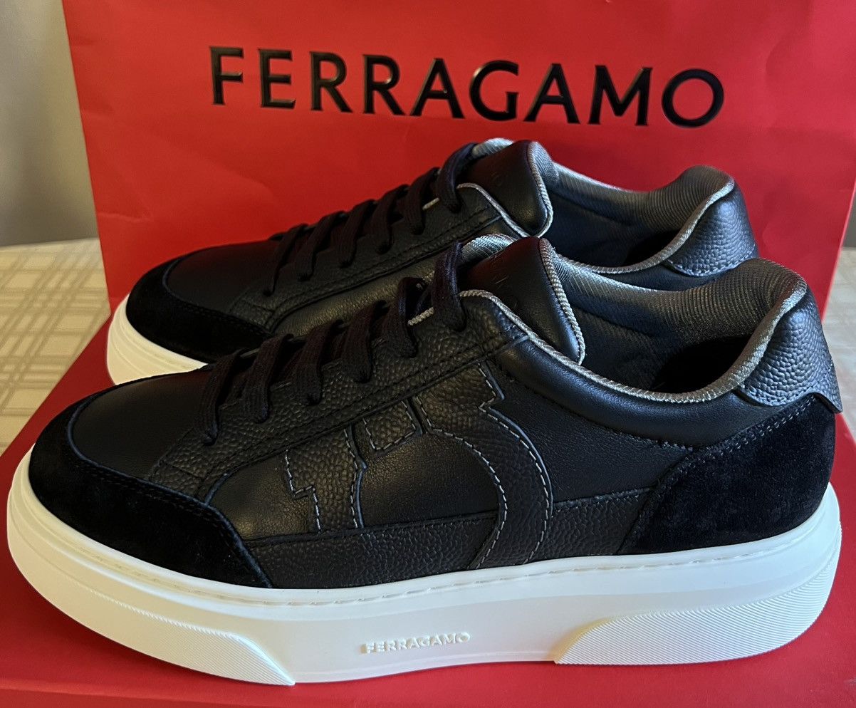 Salvatore Ferragamo Ferragamo Low top sneaker with Gancini Cassina Size US 7.5 / EU 40-41 - 12 Thumbnail