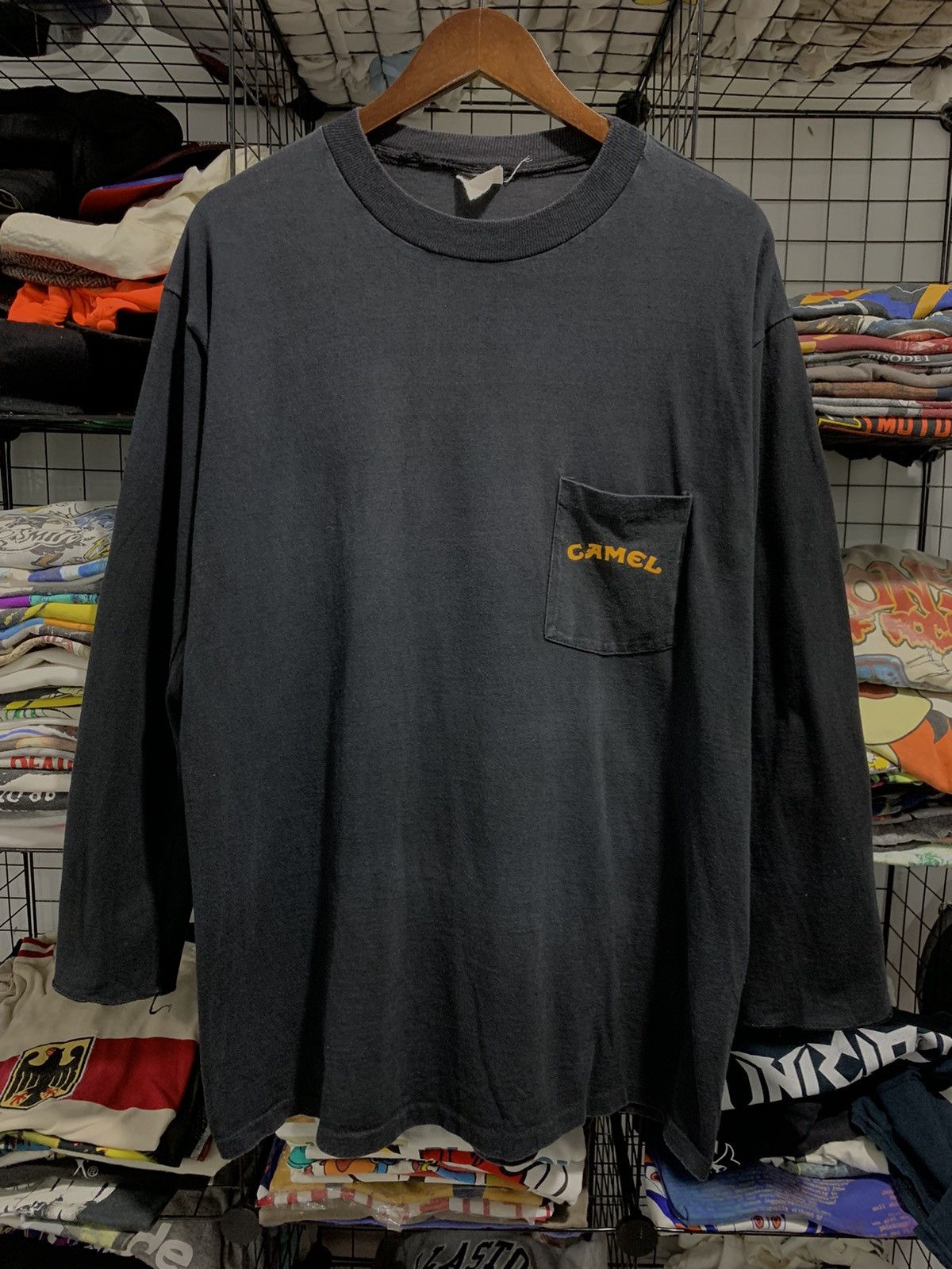 Camel × Vintage Vintage Camel Pocket Longsleeve Tshirt Size US XL / EU 56 / 4 - 2 Thumbnail