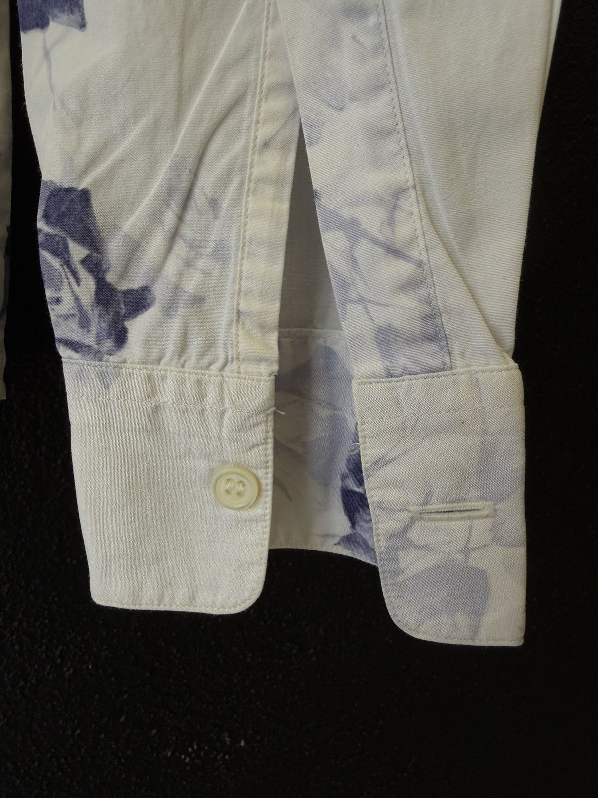 agnes b. RARE Vintage agnès b. HOMME Paris Purple Rose Print Size US S / EU 44-46 / 1 - 10 Thumbnail