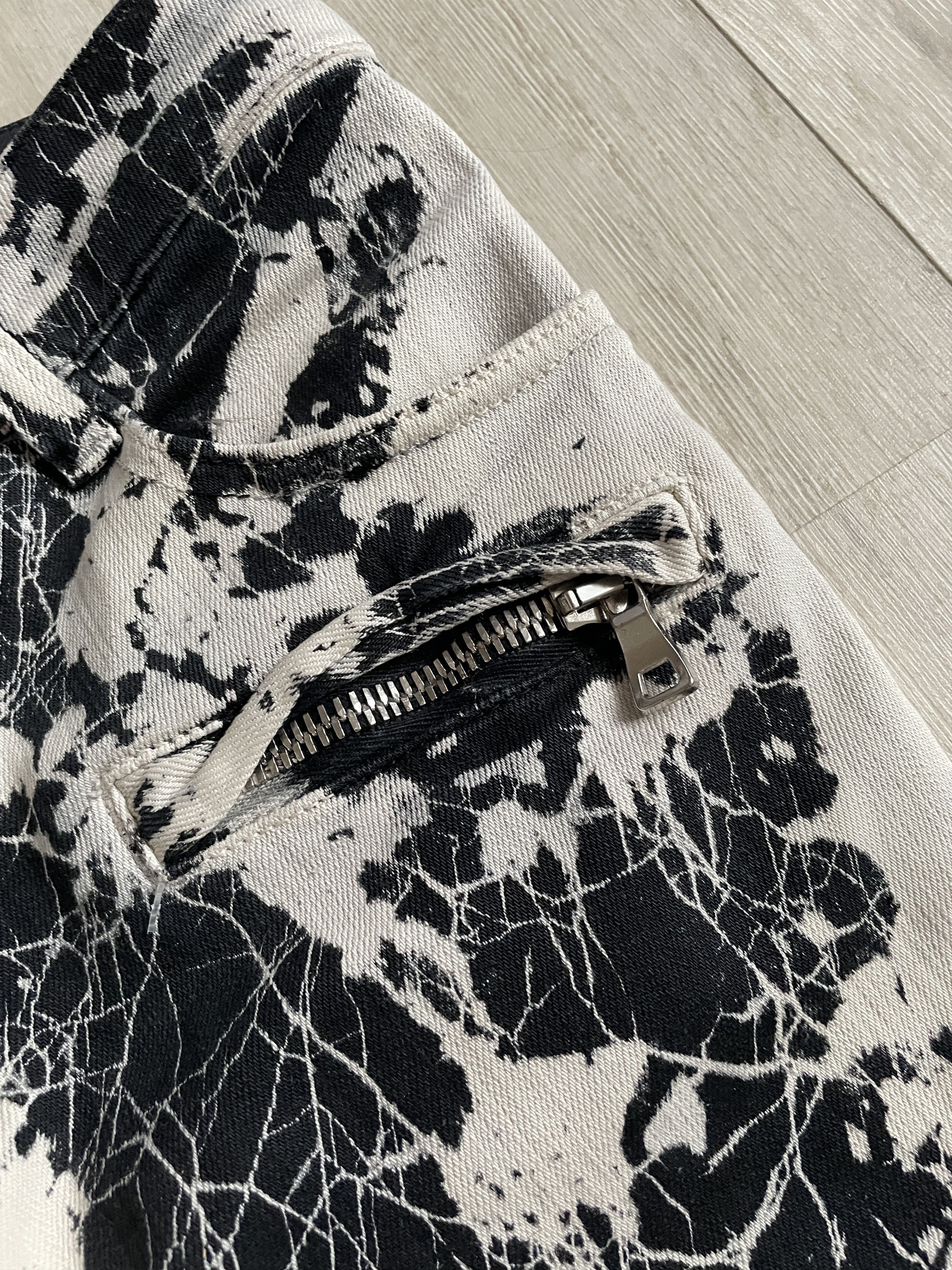 Balmain Balmain SS11 spiderweb bikers by Christophe Decarnin Size 28" / US 6 / IT 42 - 13 Thumbnail