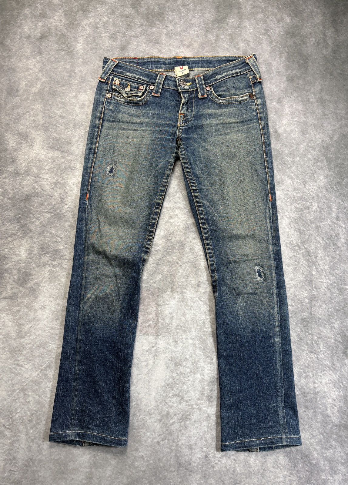 True Religion 2000s True Religion Jeans Made in USA Vintage Denim Pants 27 Size 30" / US 8 / IT 44 - 15 Thumbnail