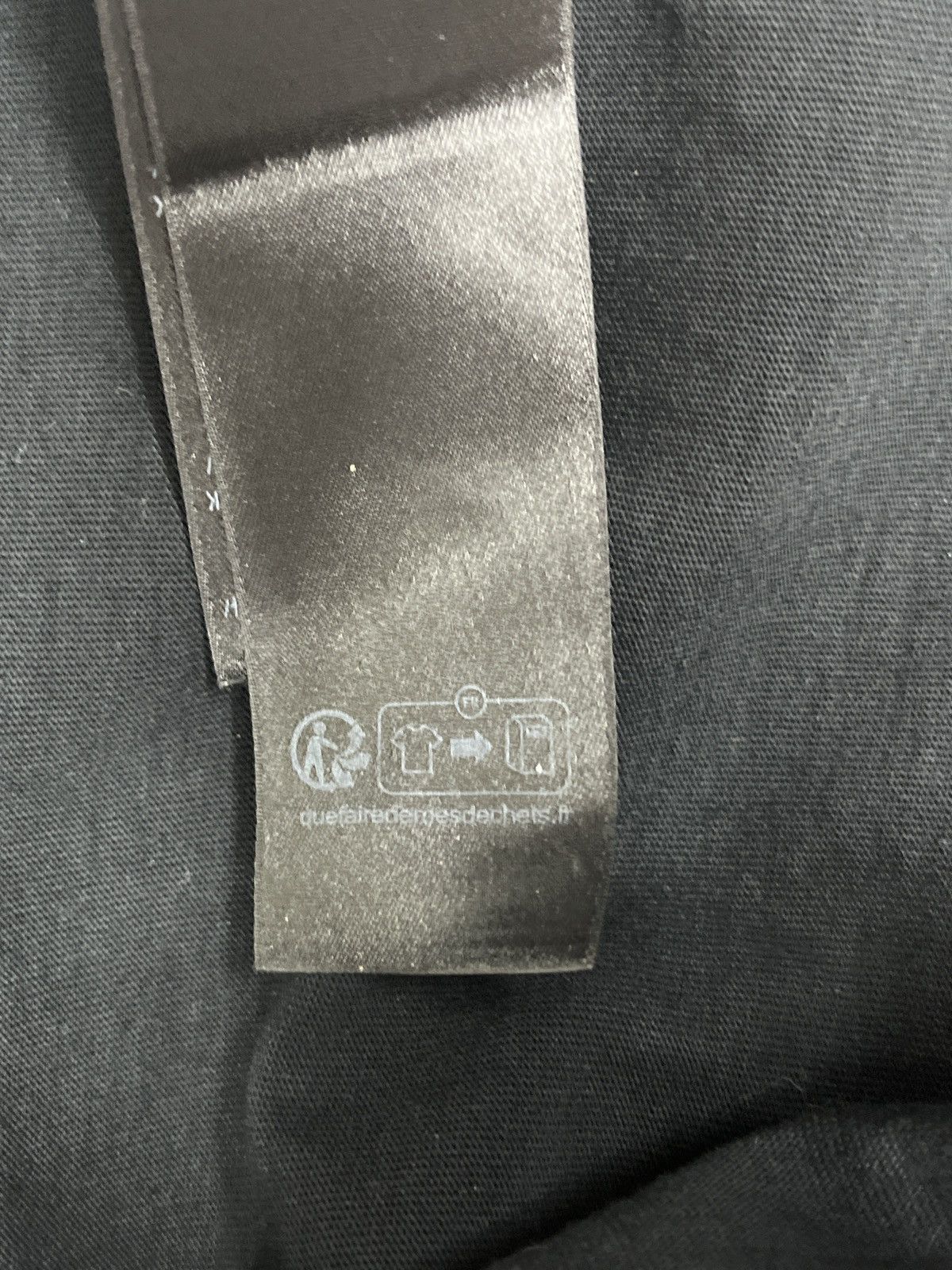 Balenciaga Balenciaga Black Cotton Oversized Tape Logo Tee Size US M / EU 48-50 / 2 - 11 Thumbnail
