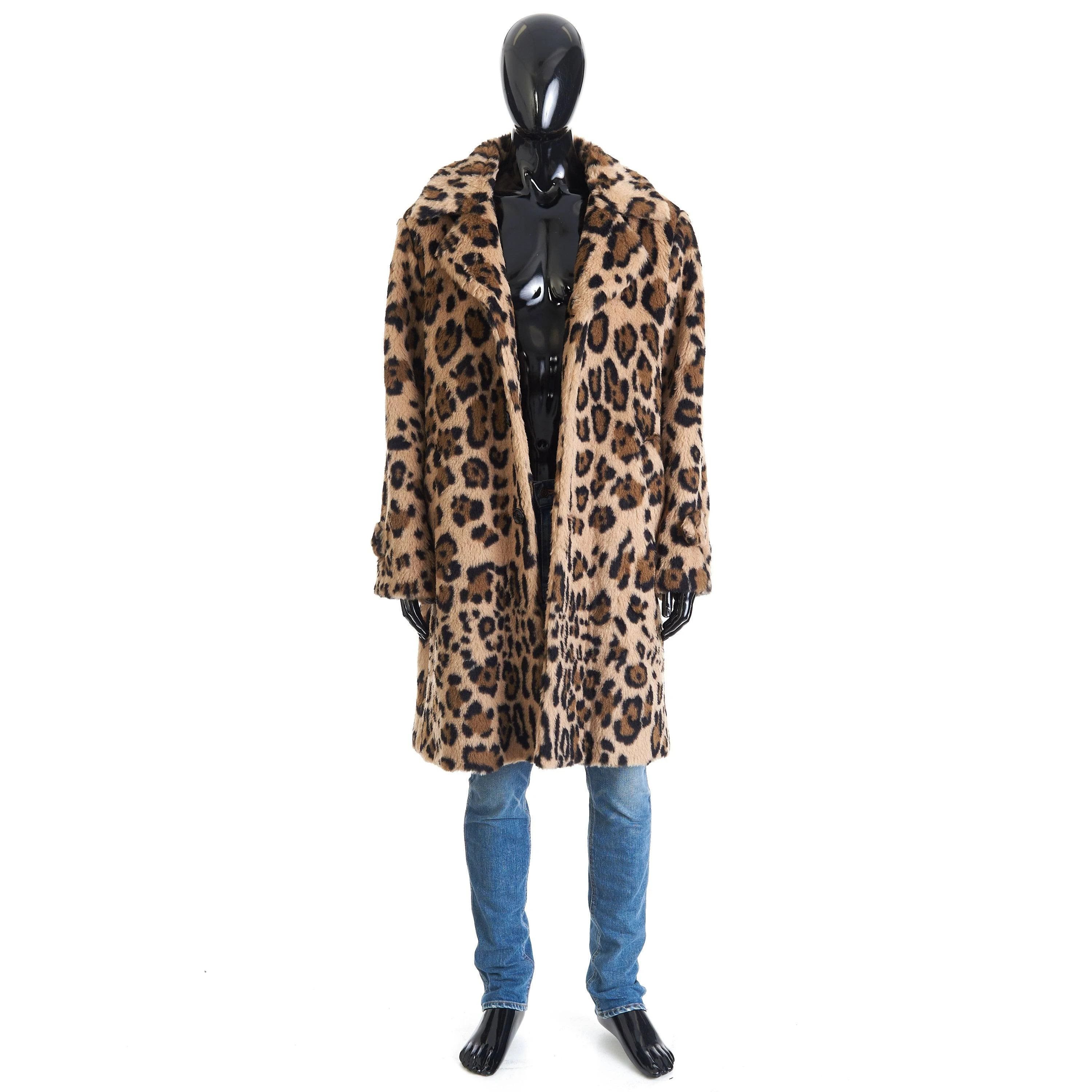 Celine o1w1db10324 Oversized Mac Coat in Leopard Size US M / EU 48-50 / 2 - 4 Thumbnail