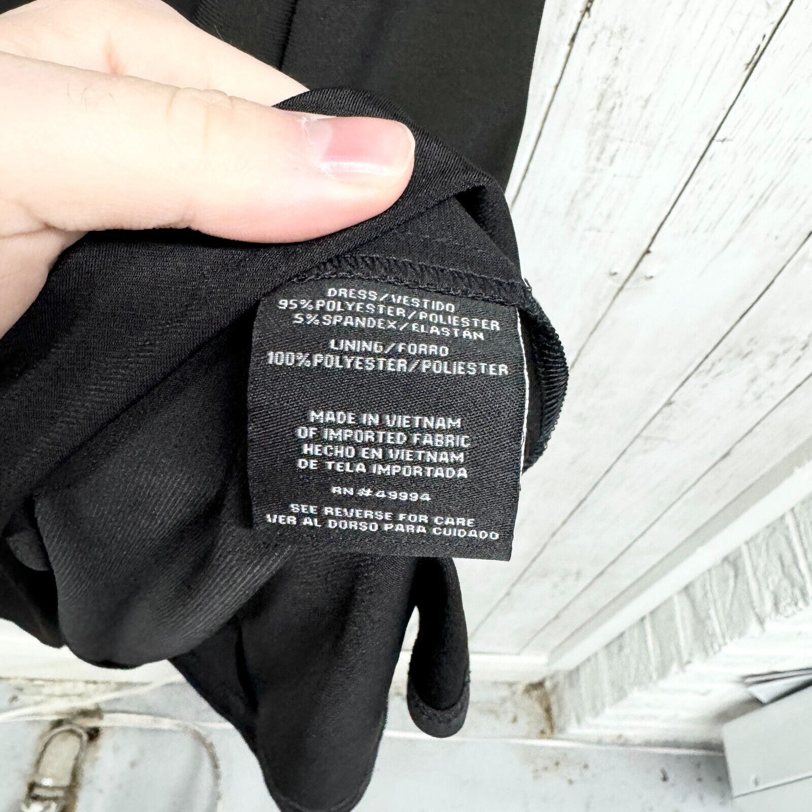 Other R&M Richards Dress Size 12 Solid Black Sleeveless Polyester Size XL / US 12-14 / IT 48-50 - 3 Thumbnail