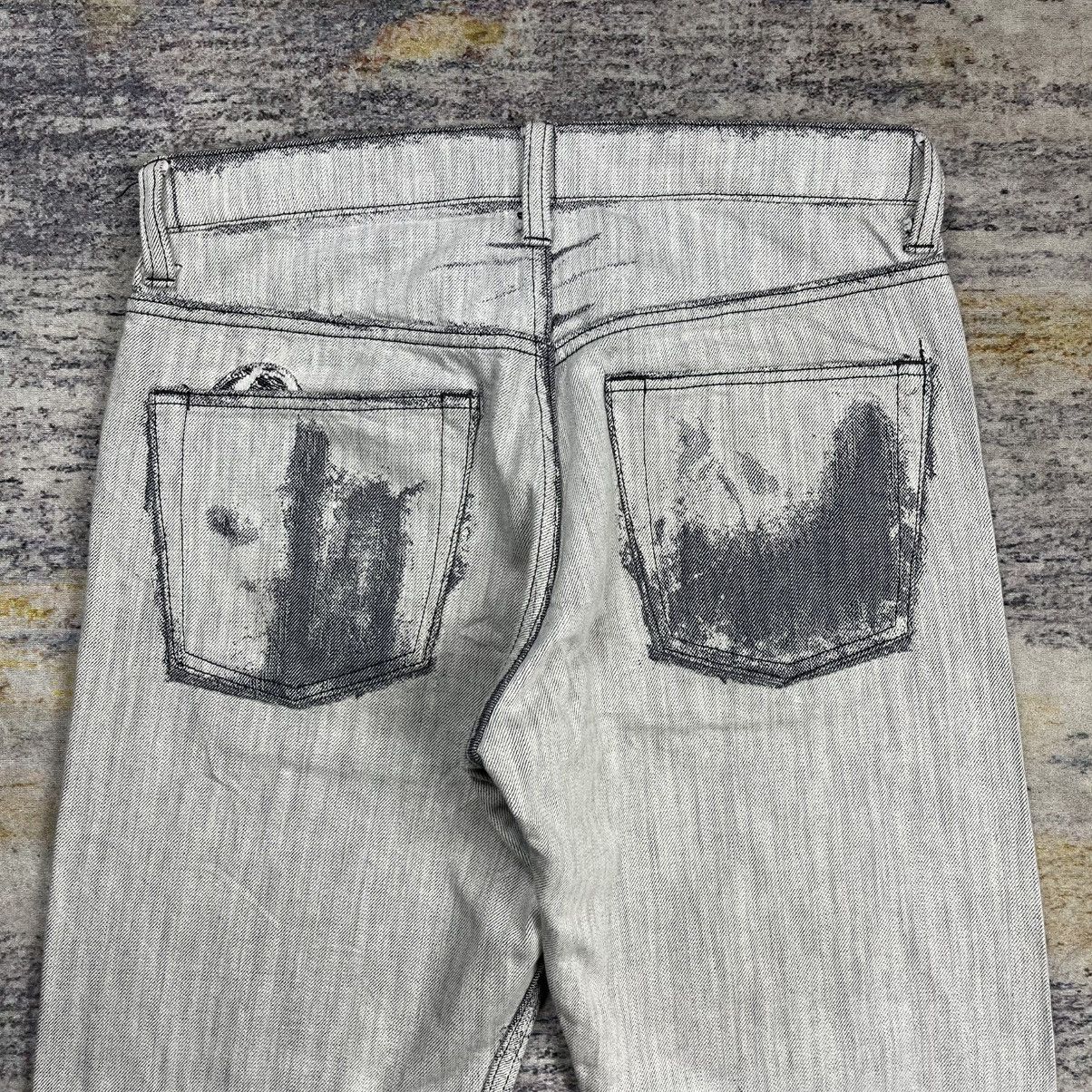 Issey Miyake AW2007 Issey Miyake A-poc Galaxy denim pants Size US 30 / EU 46 - 6 Thumbnail