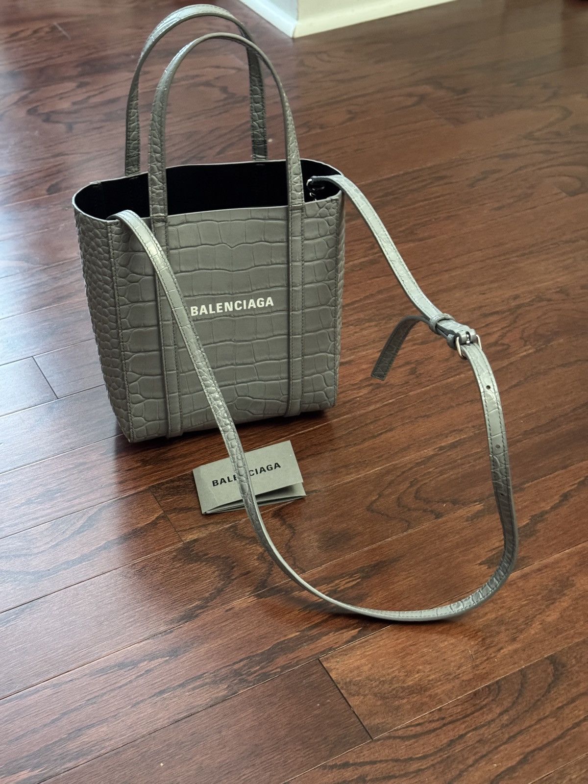 BALENCIAGA エブリデイトートバッグ クロコダイル Balenciaga XXS