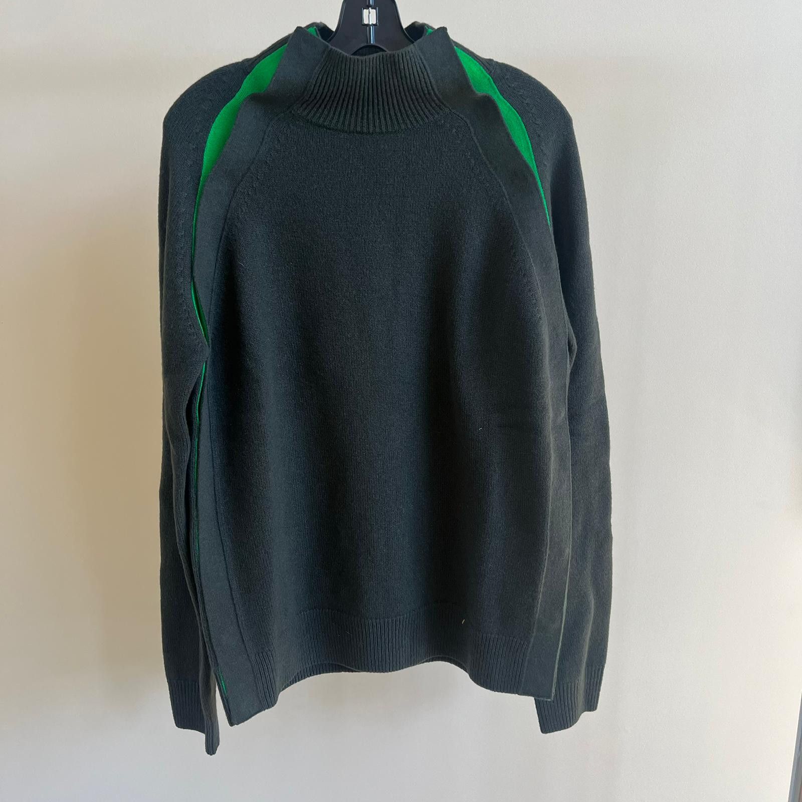Bottega Veneta o1rshd1 Mid-weight Snap Wool Sweater in Brown / Mahogany Size US L / EU 52-54 / 3 - 3 Thumbnail