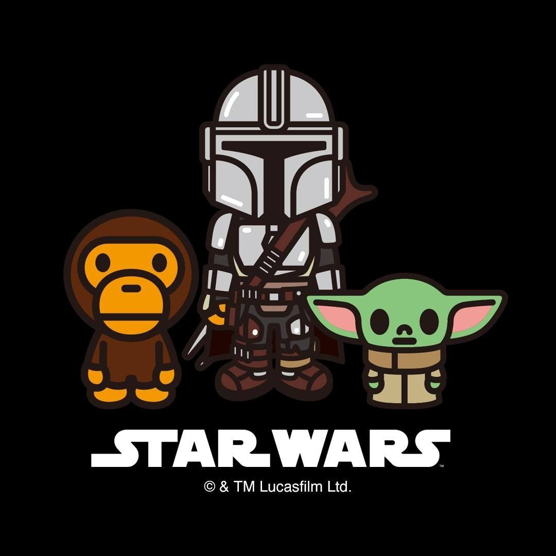Bape × Star Wars BAPE x Star Wars Baby Yoda The Child Mandalorian Baby Milo Size US M / EU 48-50 / 2 - 9 Thumbnail
