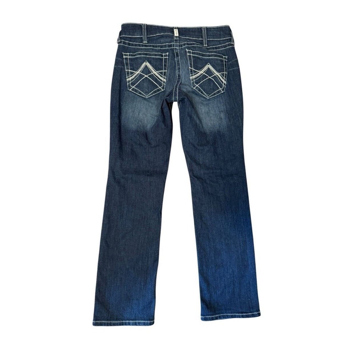 Ariat Ariat Stretch Bootcut Whipstitch Jeans Western Cowboy Rodeo Size 28" / US 6 / IT 42 - 1 Thumbnail