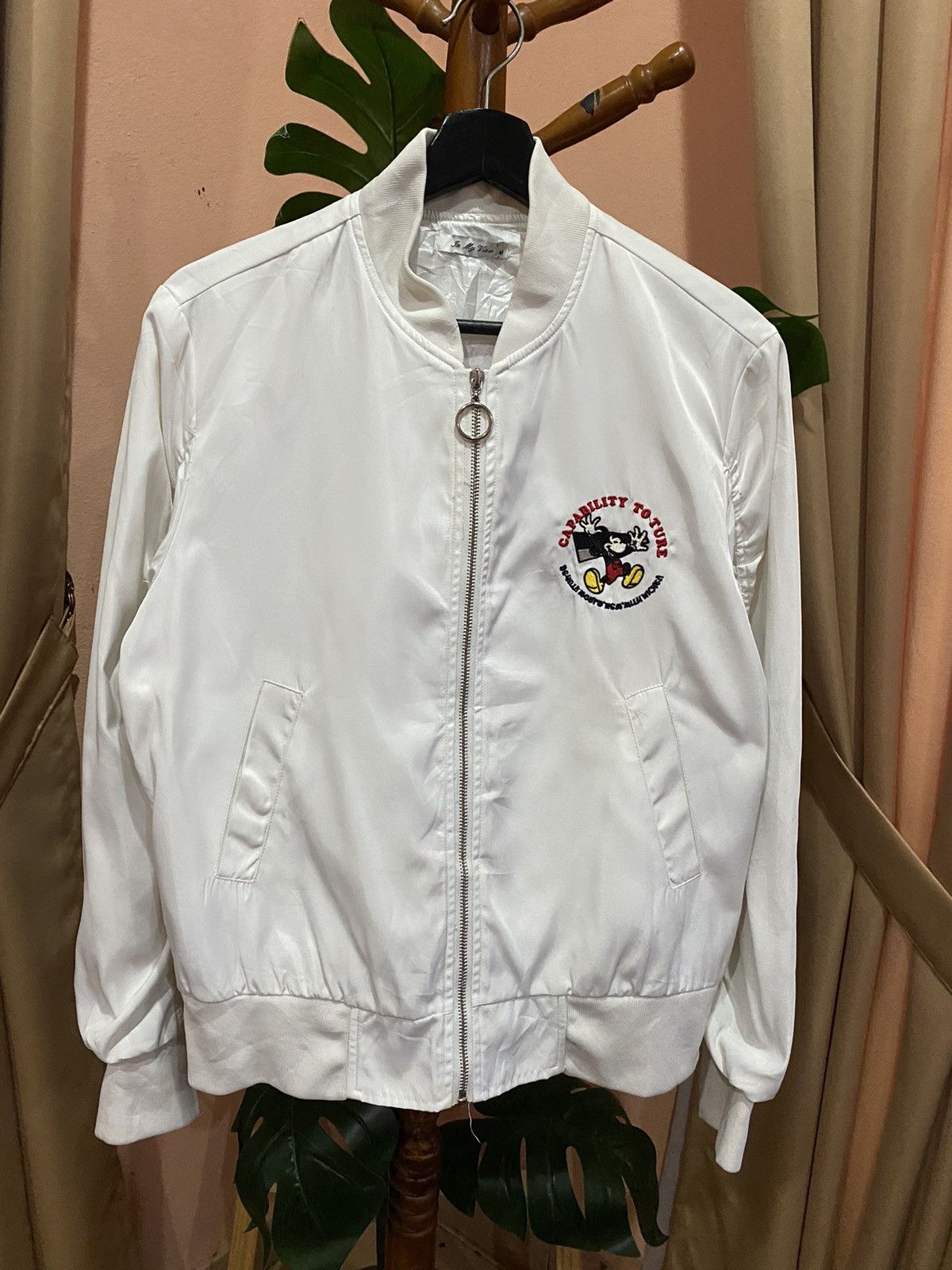 Mickey Mouse EMBROIDERED IN MY VIEW MICKEY MOUSE BOMBER JACKET Size US M / EU 48-50 / 2 - 2 Thumbnail