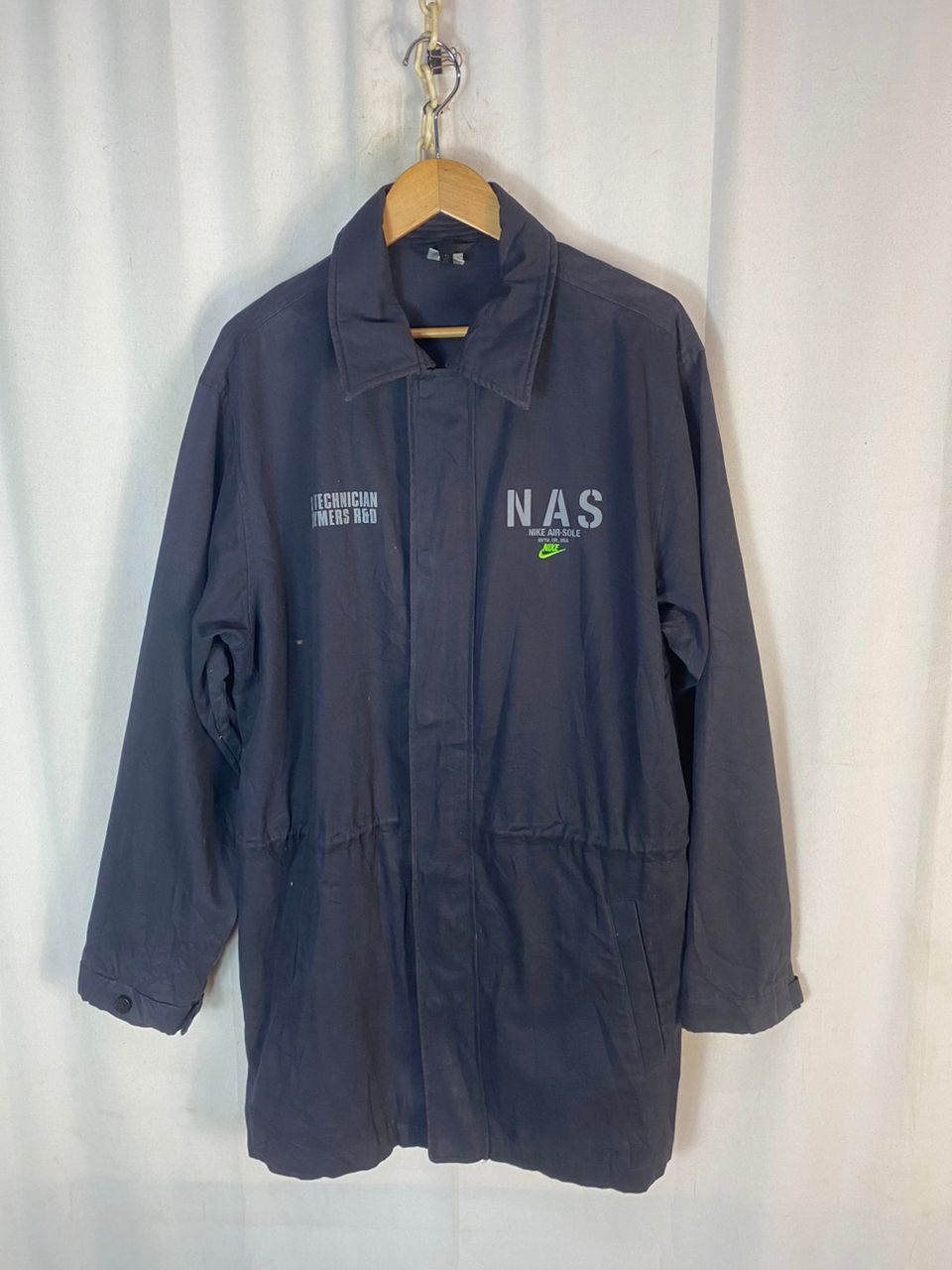 Nas × Nike Nas nike air-sole parka zipper jacket Size US L / EU 52-54 / 3 - 1 Thumbnail