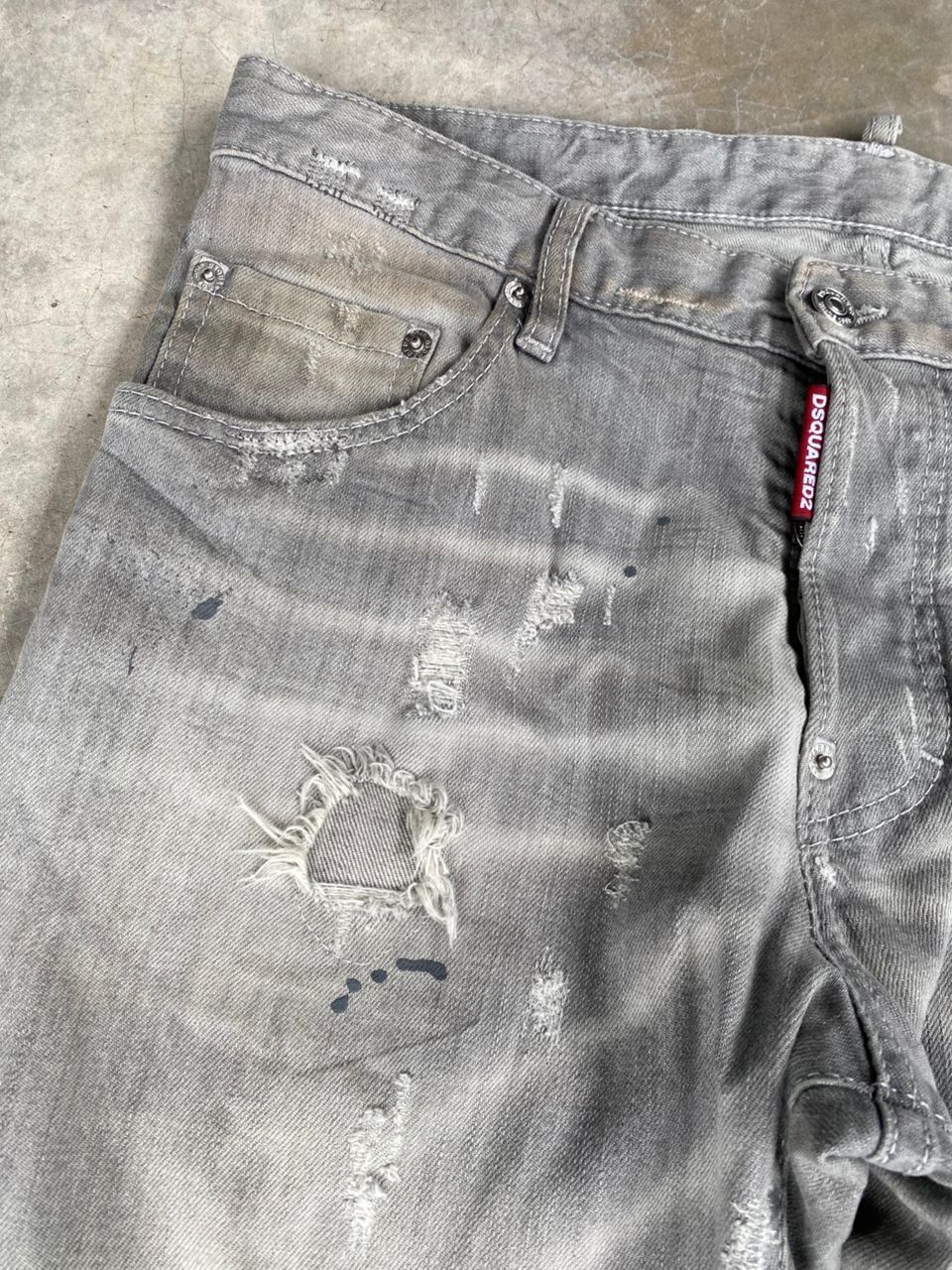 Dsquared2 💥BEST OFFER💥DQUARED2 SLIM FIT DISTRESSED DENIM Size US 34 / EU 50 - 8 Thumbnail