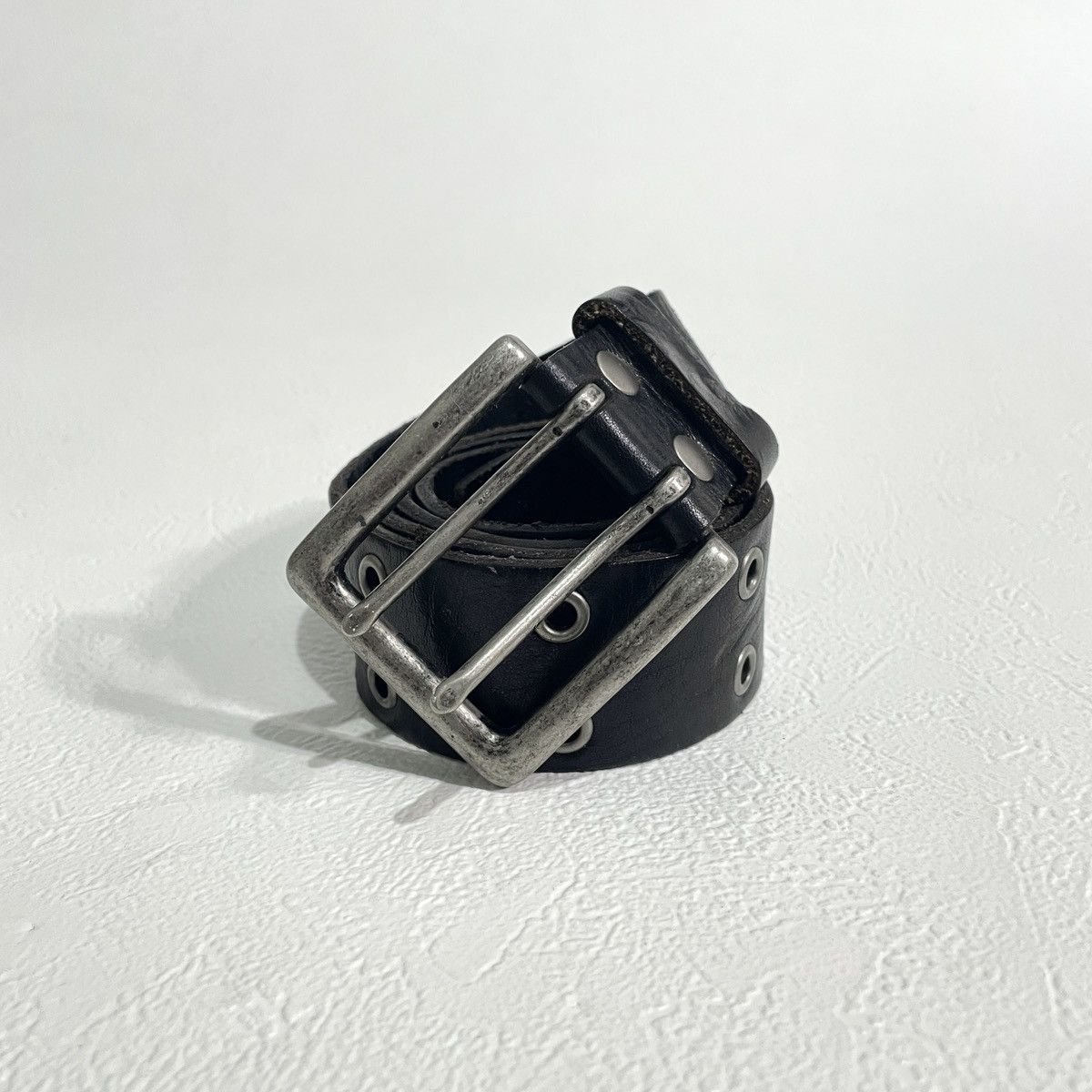 If Six Was Nine Vintage studded y2k leather belt kapital style Size ONE SIZE - 1 Thumbnail