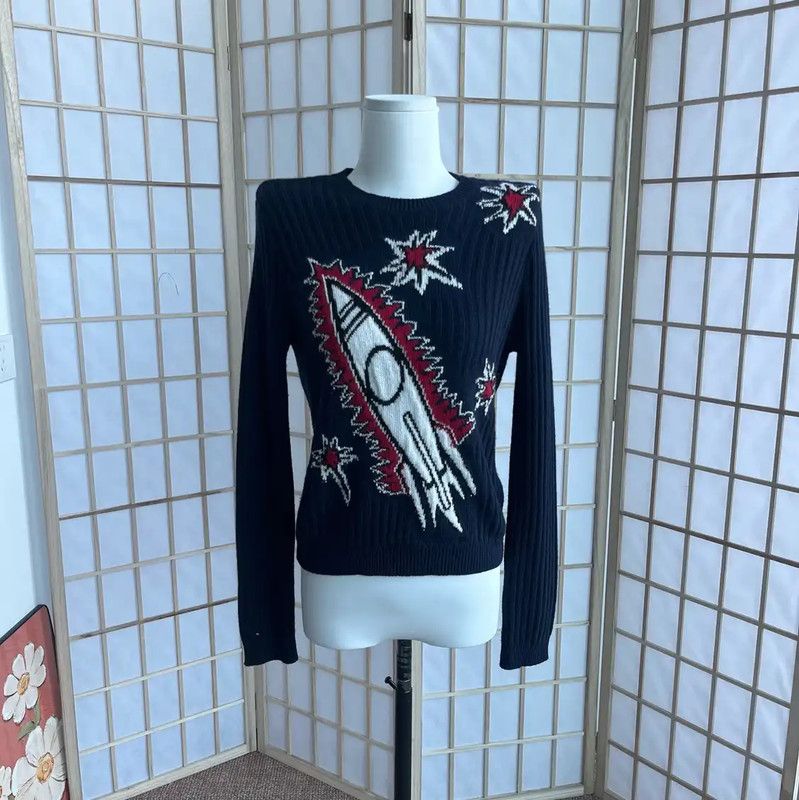 Valentino Black Wool Women's Cardigan 0089